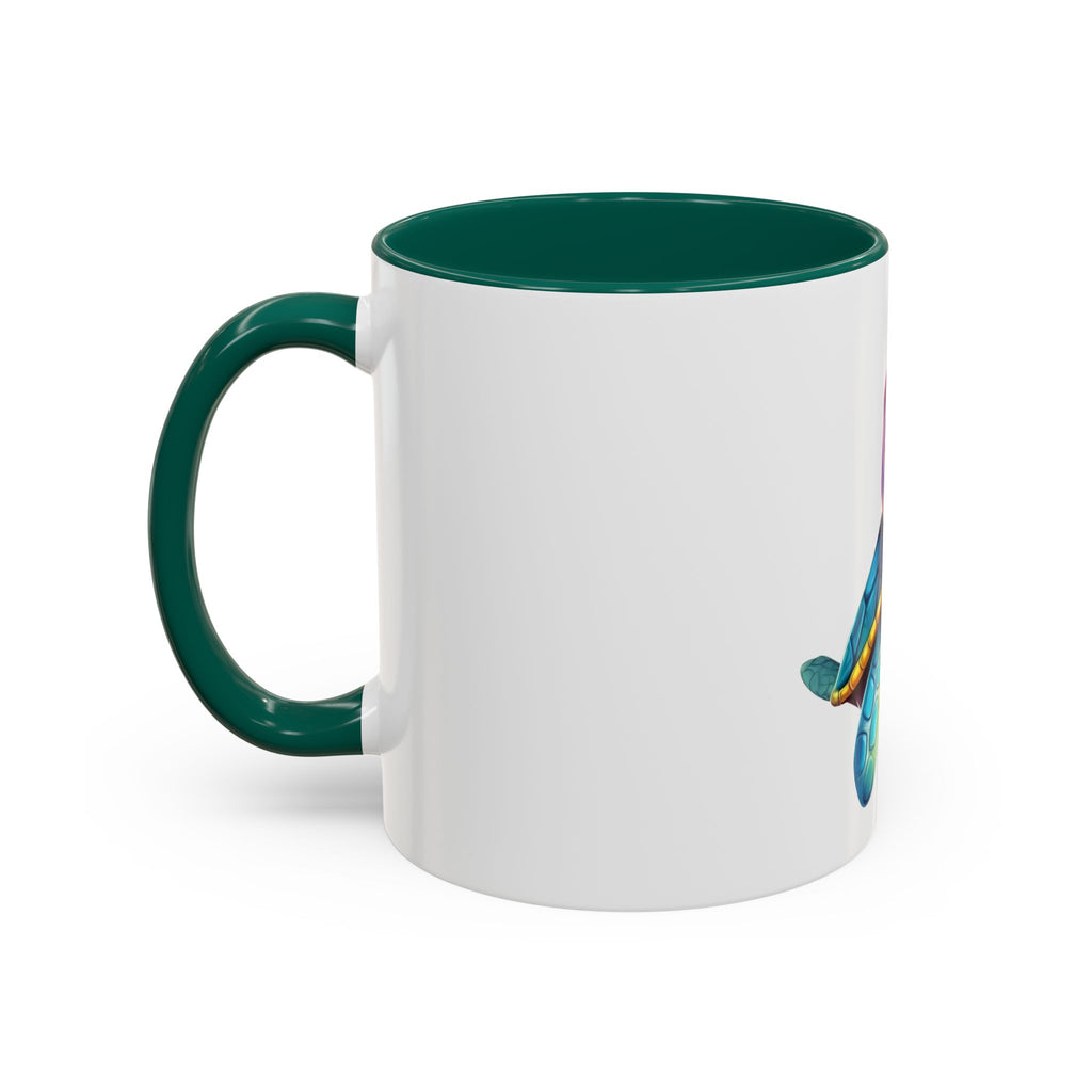 Cute Colorful Sea Turtle Coffee Mug (11oz)