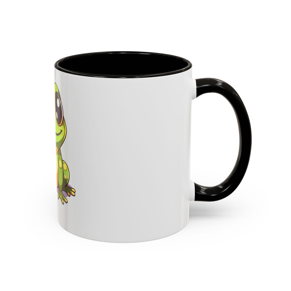 Cute Frog Coffee Mug — 11oz Colorful Ceramic Cup
