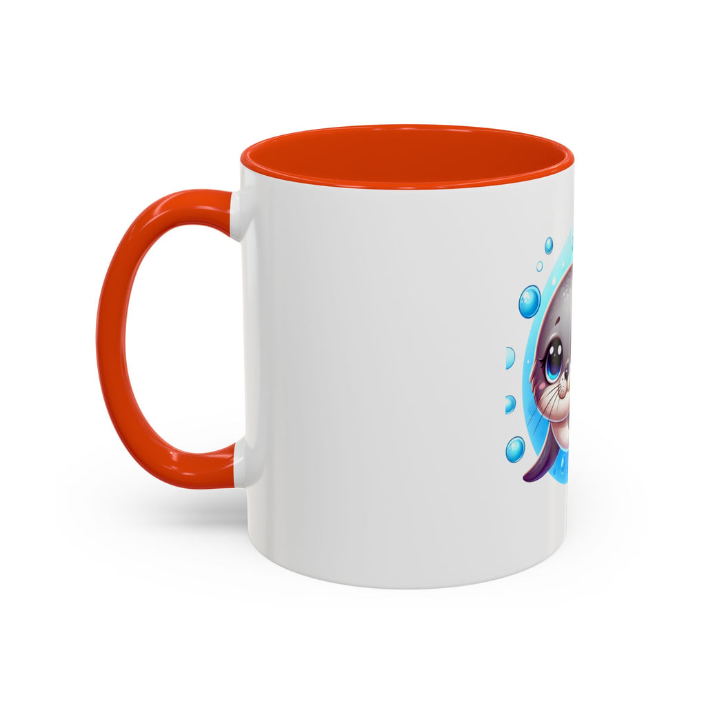 Cute Seal Coffee Mug – Adorable Ocean Animal 11oz Colorful Ceramic