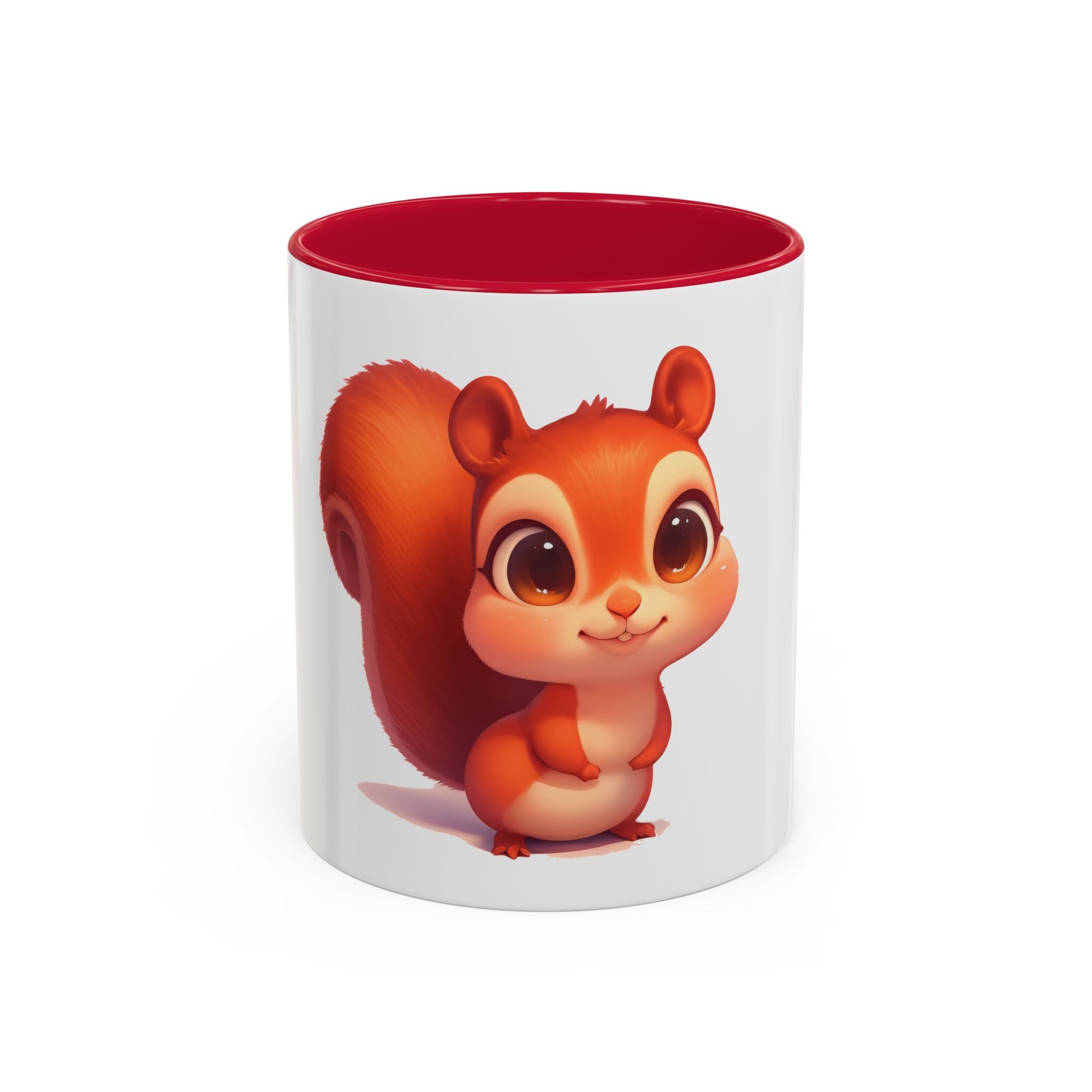 Cute Cartoon Squirrel Coffee Mug (11oz) – Colorful Animal Gift