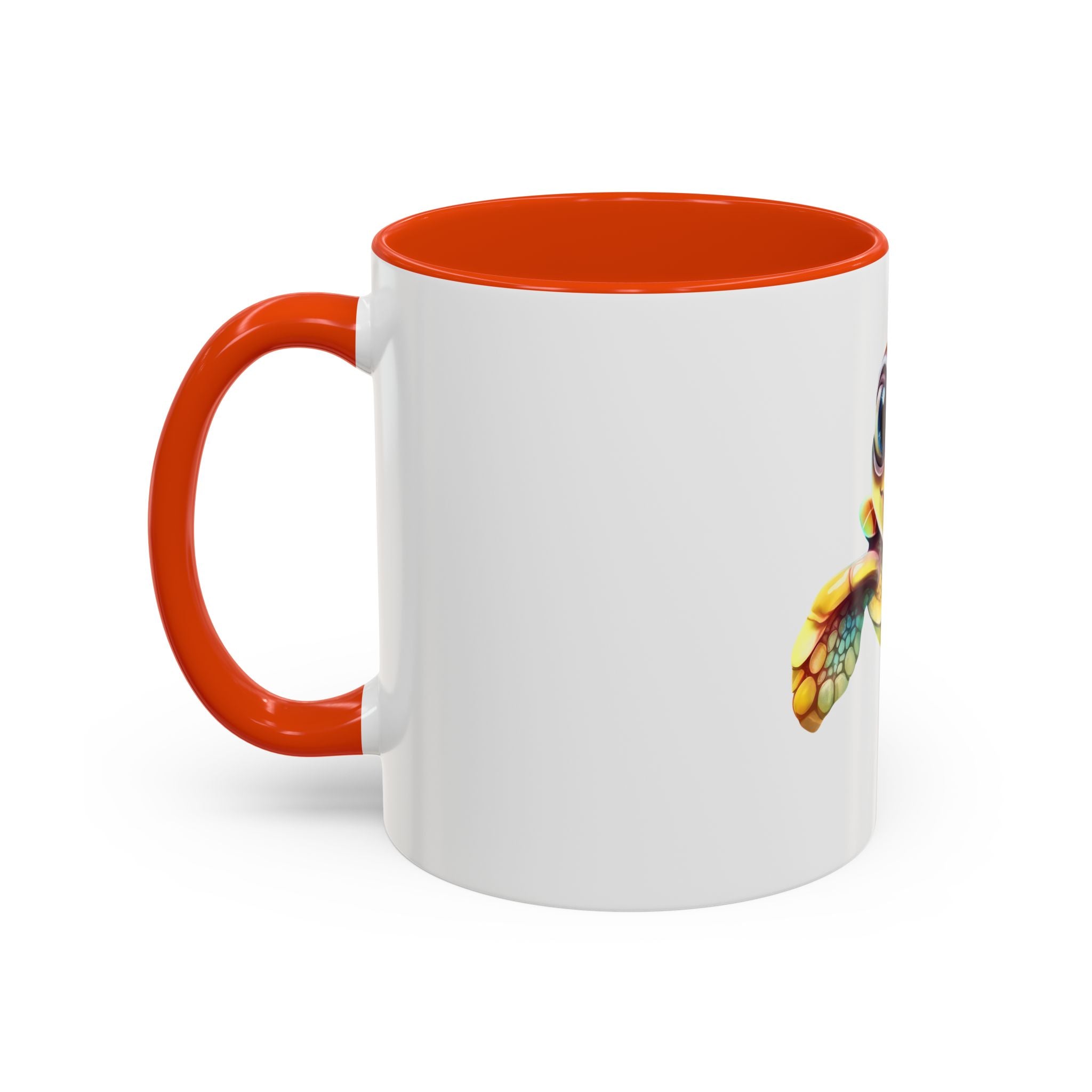 Cute Colorful Sea Turtle Mug — 11oz Ceramic Coffee Cup