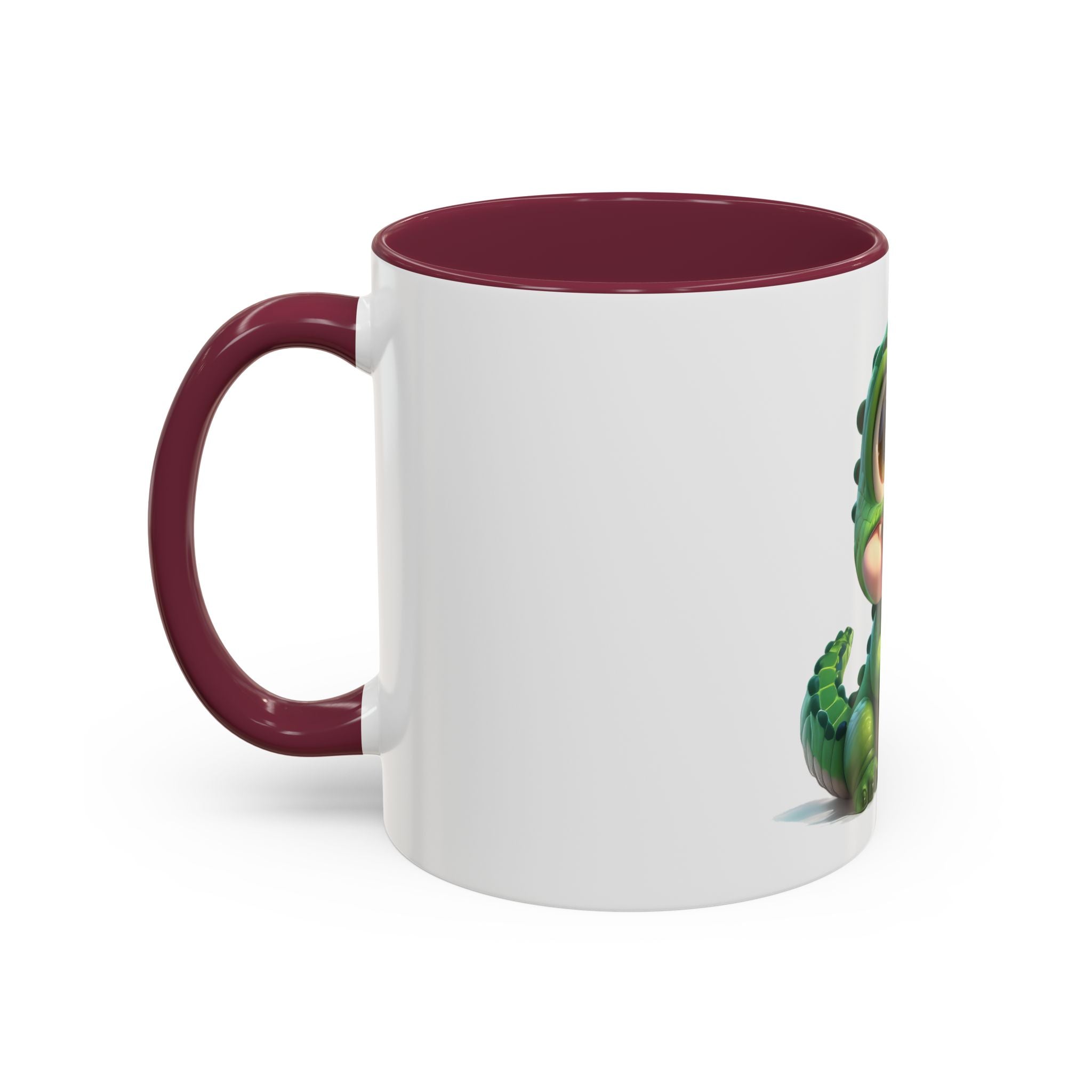 Cute Baby Alligator Coffee Mug — Adorable Cartoon Crocodile 11oz