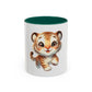 Cute Baby Tiger Mug — Adorable Cartoon Animal Coffee Cup (11oz)