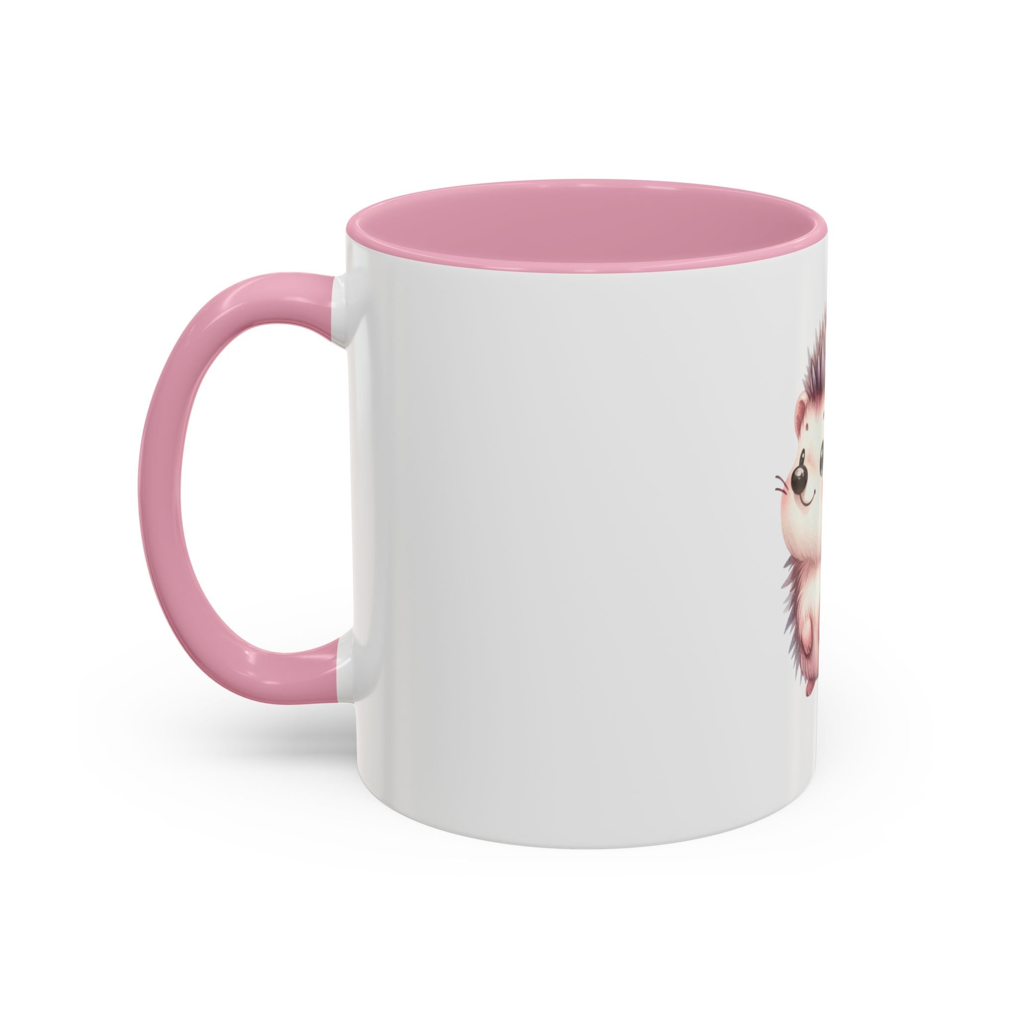Cute Hedgehog Coffee Mug (11oz) - Colorful Kawaii Animal Ceramic Gift