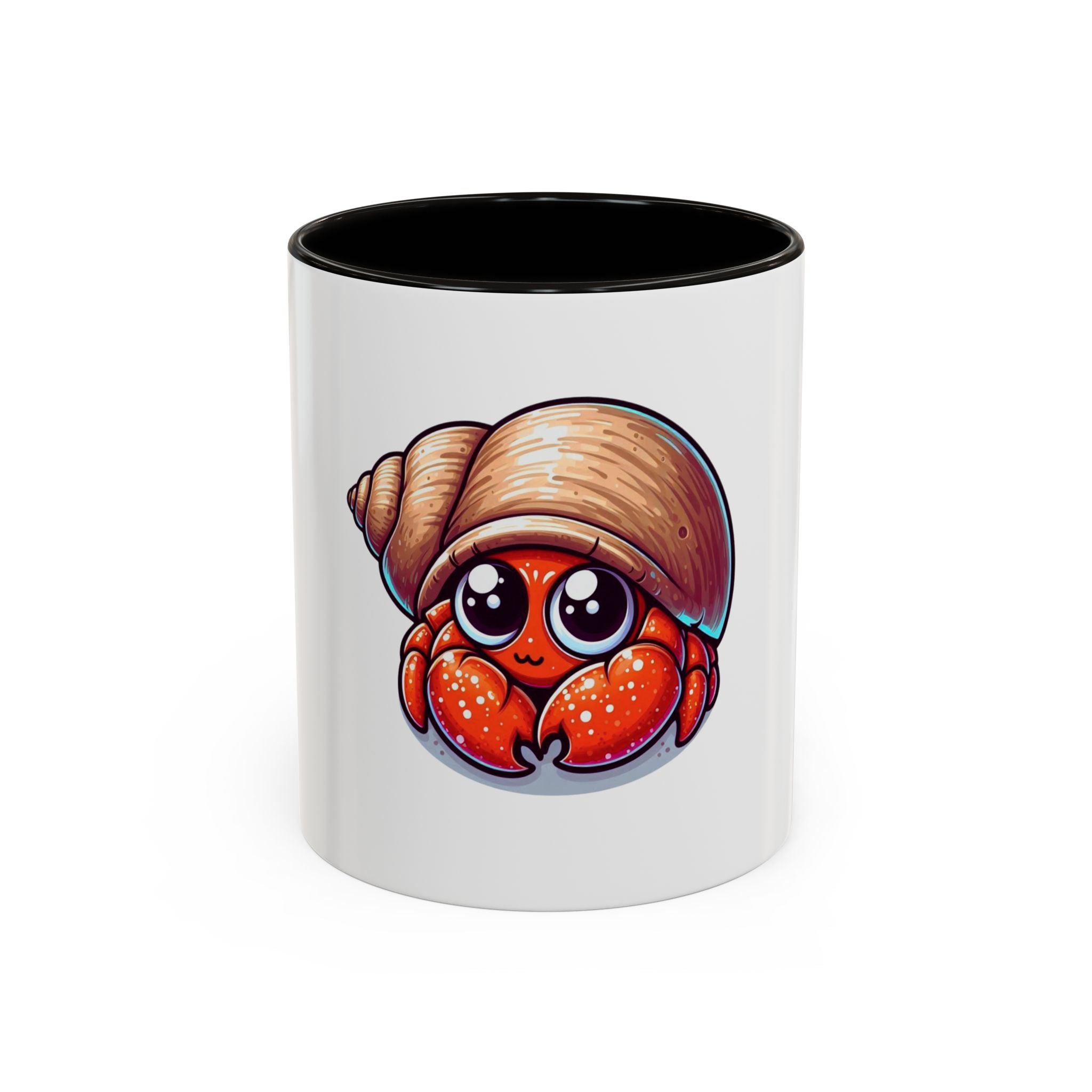 Cute Hermit Crab Mug — Colorful 11oz Ceramic Coffee Cup