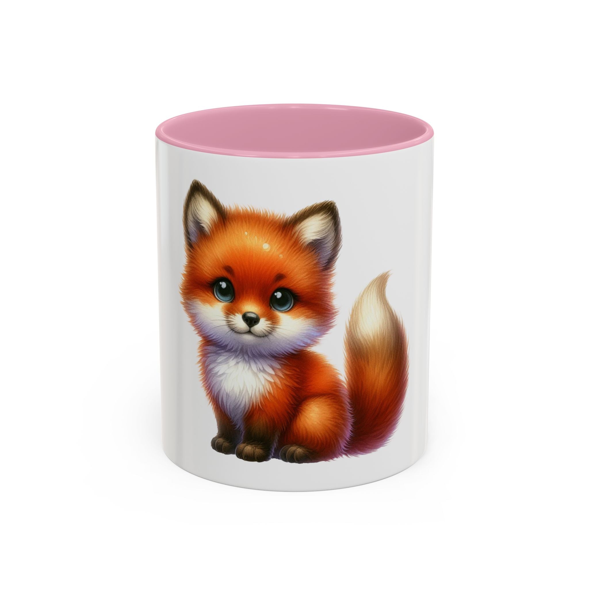 Cute Red Fox Coffee Mug — Adorable Animal Ceramic Mug (11oz)