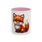 Cute Red Fox Coffee Mug — Adorable Animal Ceramic Mug (11oz)