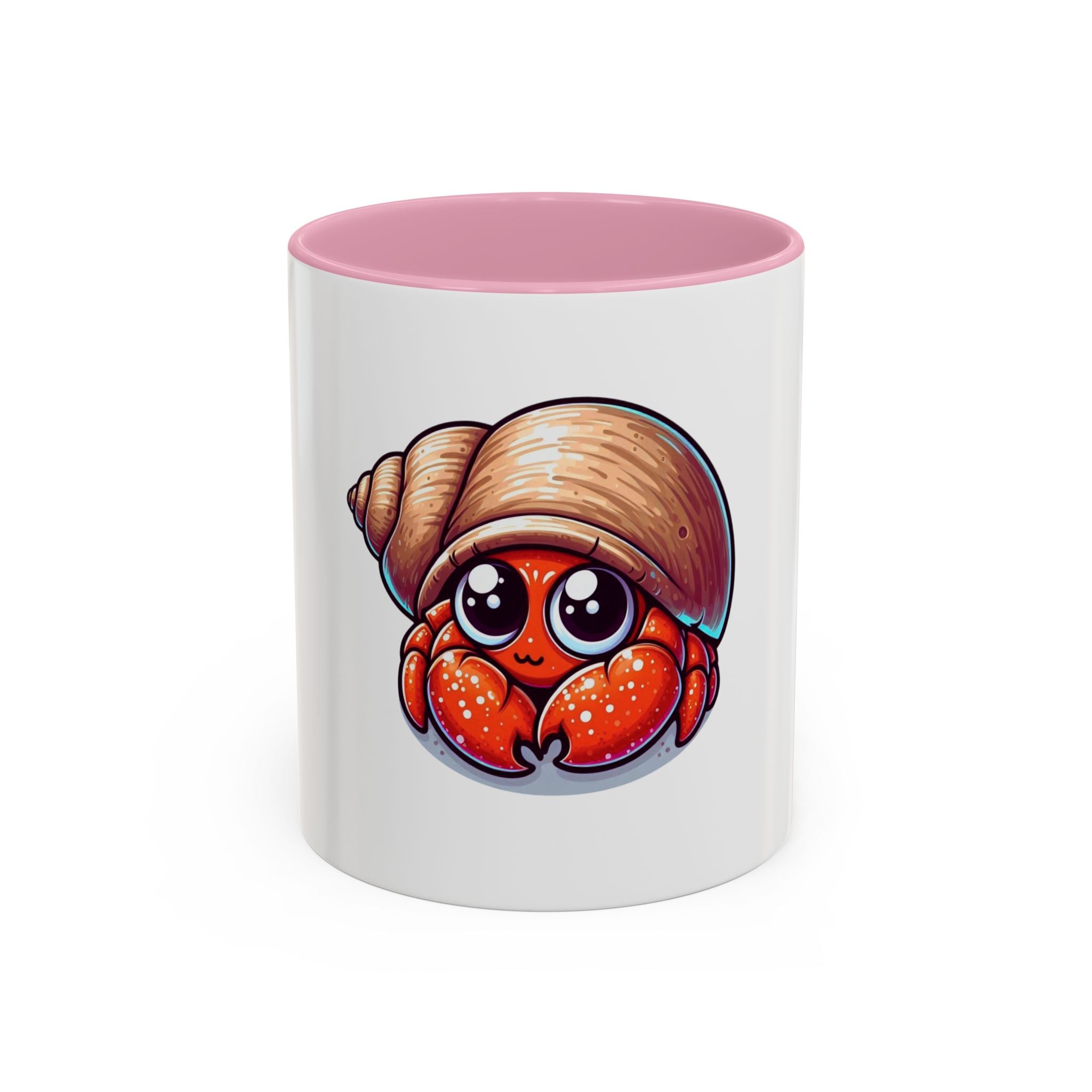 Cute Hermit Crab Mug — Colorful 11oz Ceramic Coffee Cup