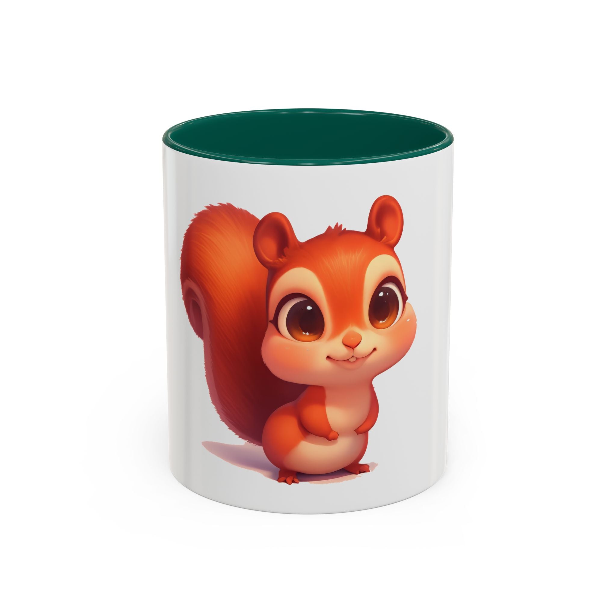 Cute Cartoon Squirrel Coffee Mug (11oz) – Colorful Animal Gift