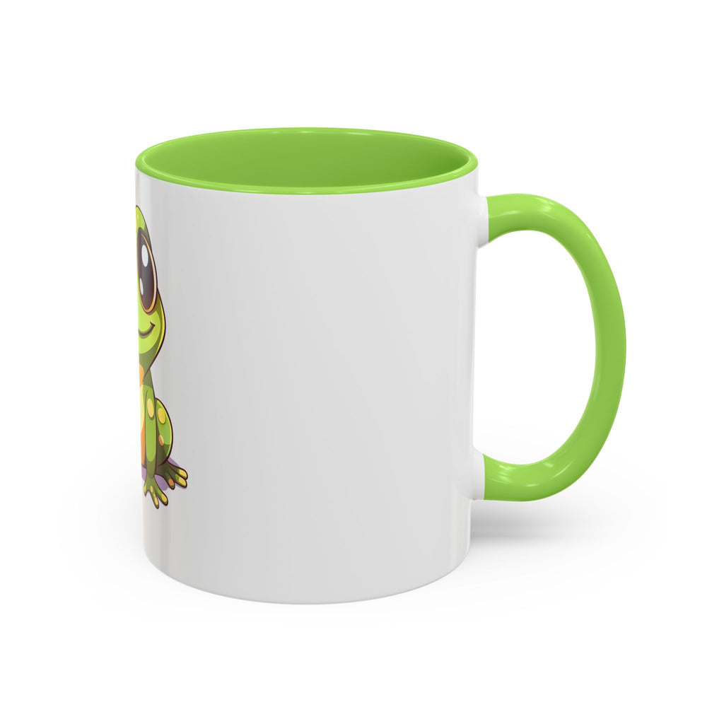 Cute Frog Coffee Mug — 11oz Colorful Ceramic Cup