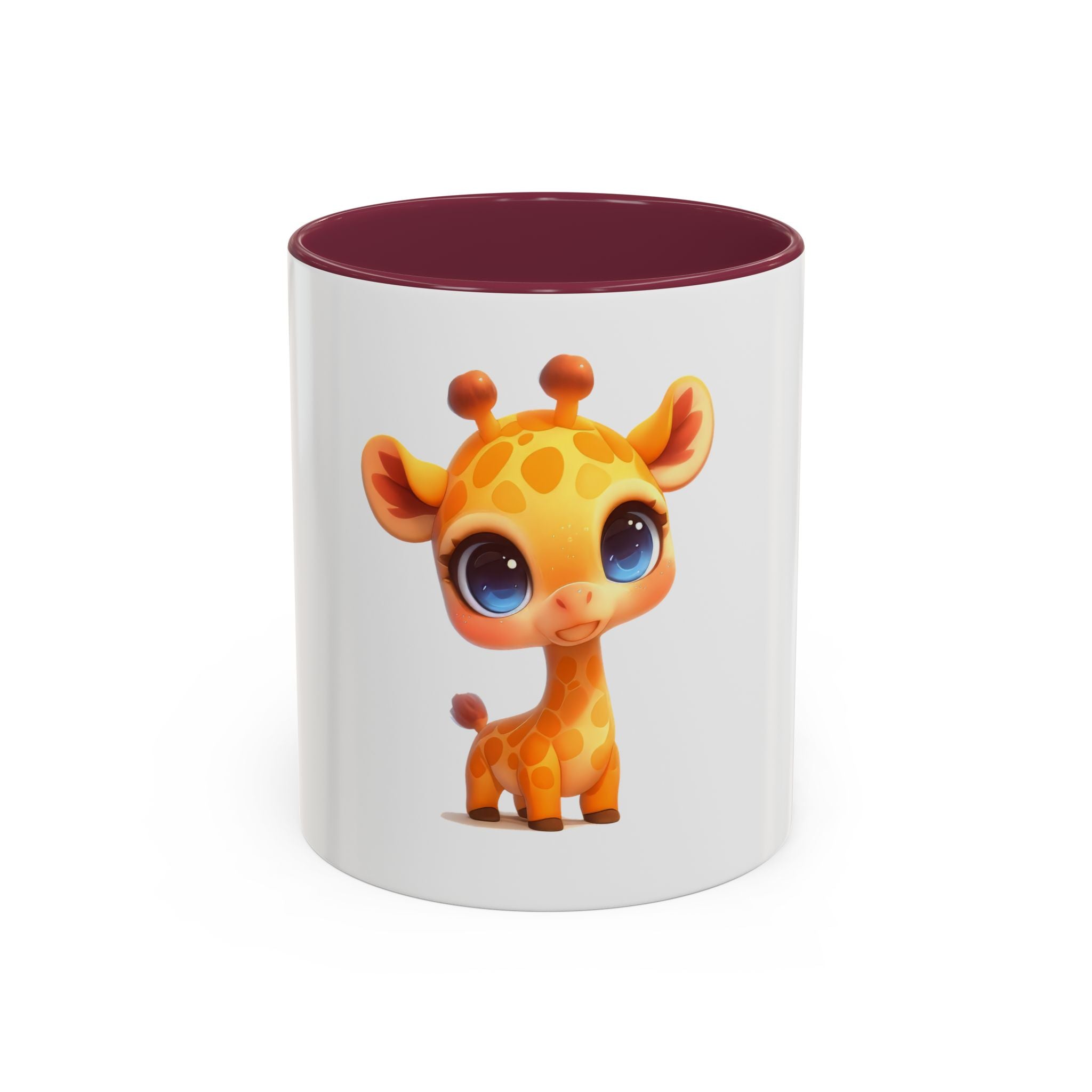 Cute Baby Giraffe Coffee Mug — Colorful 11oz Ceramic Mug