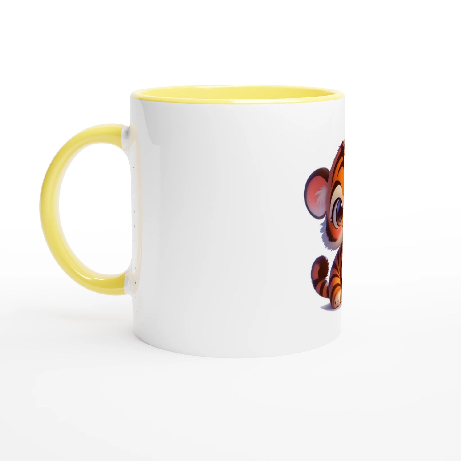 Cute Tiger Mug with Color Inside