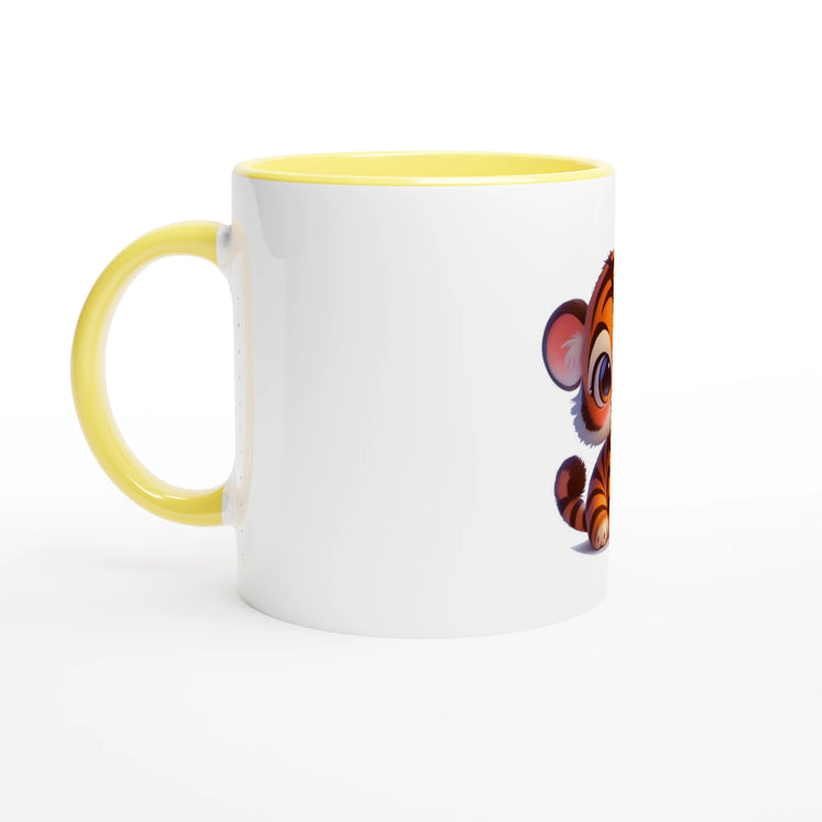 Cute Tiger Mug with Color Inside