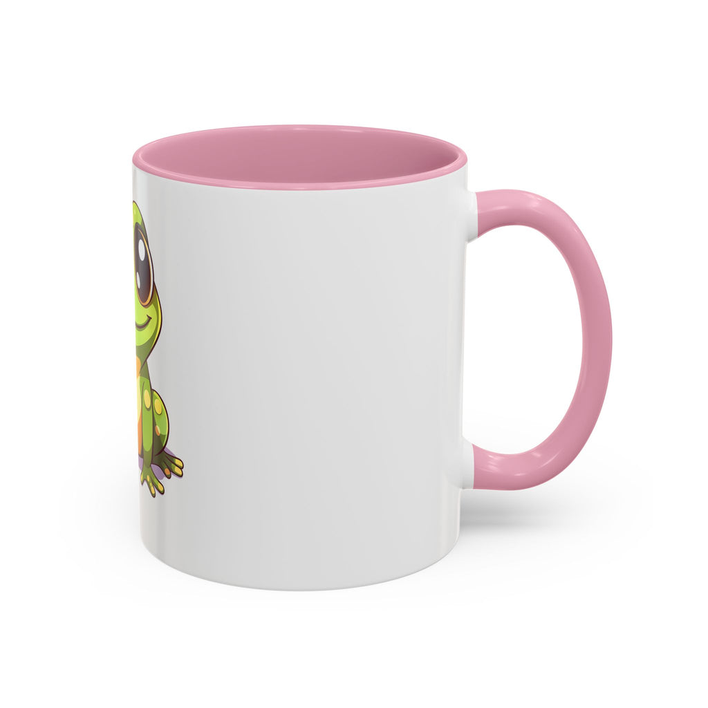 Cute Frog Coffee Mug — 11oz Colorful Ceramic Cup