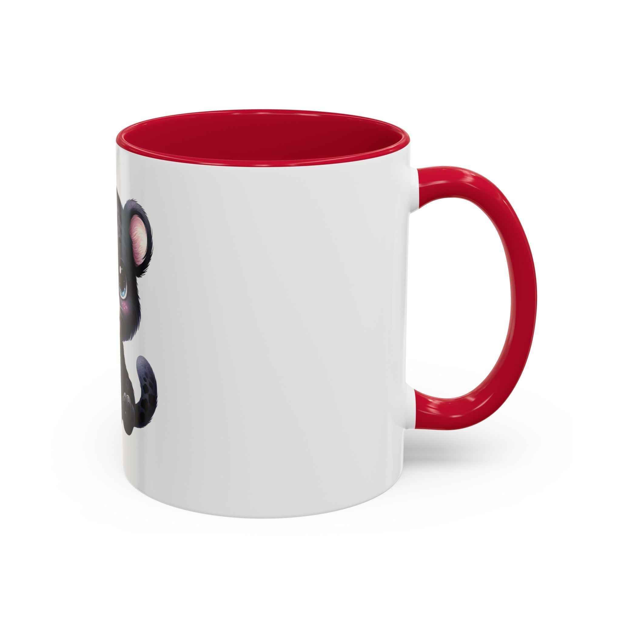 Cute Baby Black Panther Mug — Cute Leopard Cub Coffee Cup (11oz)