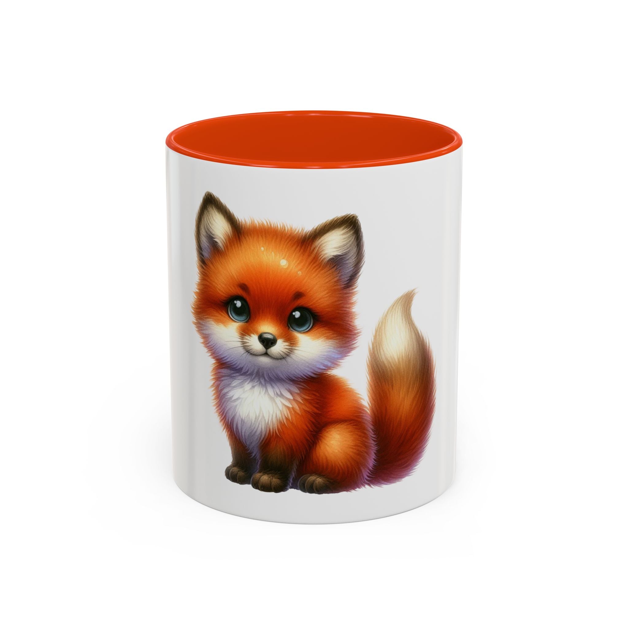 Cute Red Fox Coffee Mug — Adorable Animal Ceramic Mug (11oz)