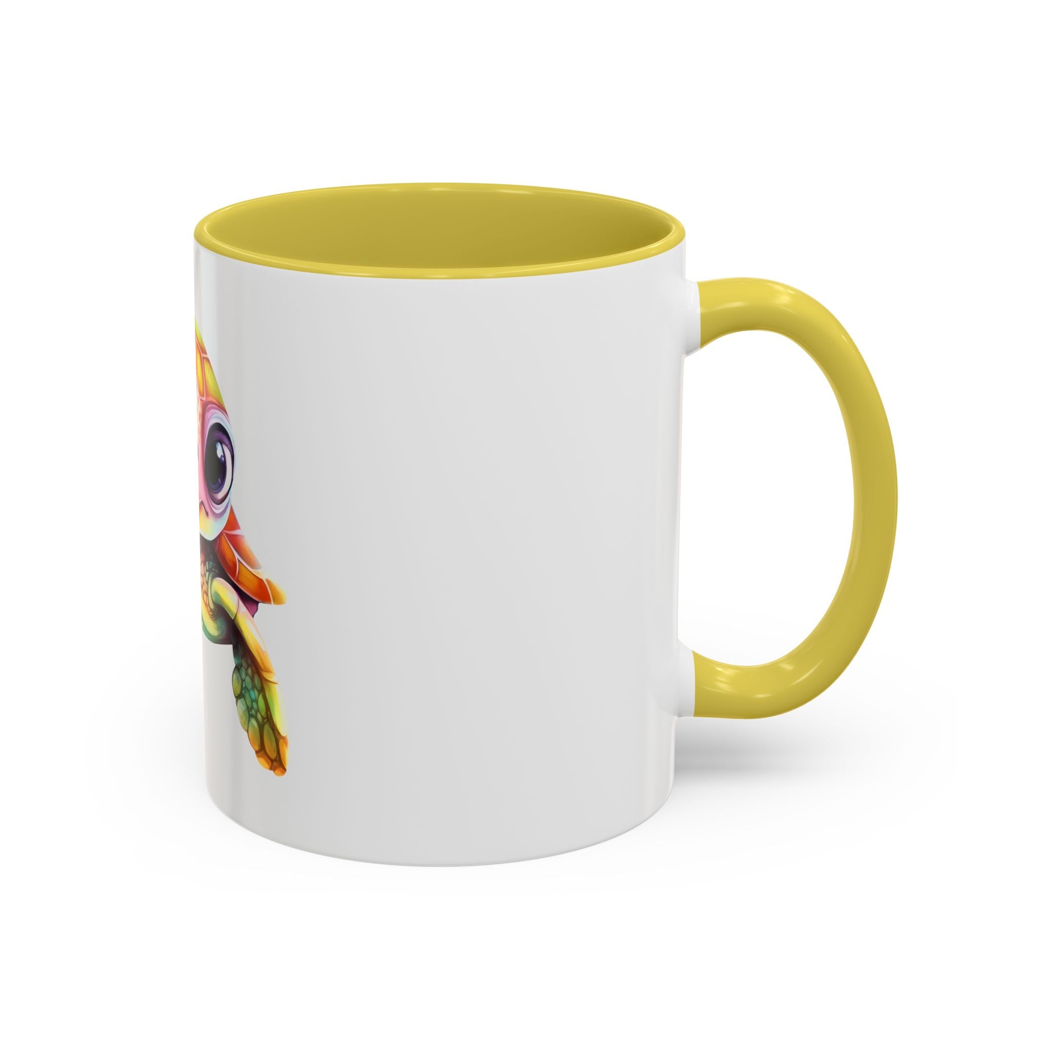 Cute Colorful Sea Turtle Mug — 11oz Ceramic Coffee Cup