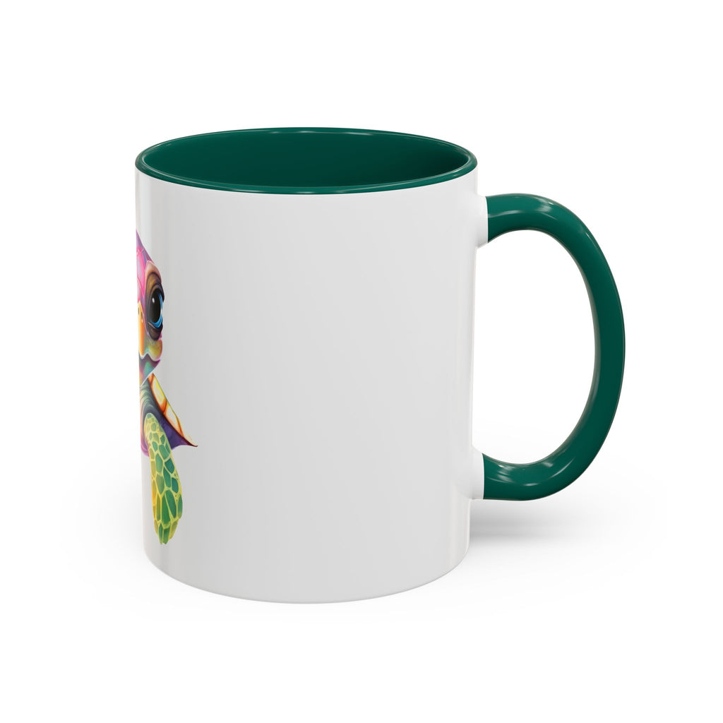 Colorful Sea Turtle Mug (11oz) – Cute Rainbow Marine Coffee Cup