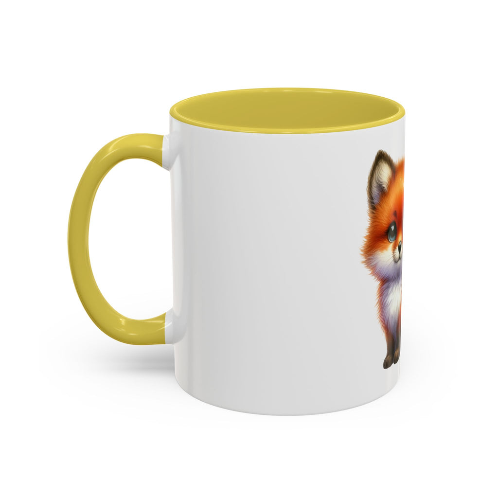Cute Red Fox Coffee Mug — Adorable Animal Ceramic Mug (11oz)
