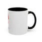 Cute Pink Flamingo Coffee Mug — Color Accent 11oz