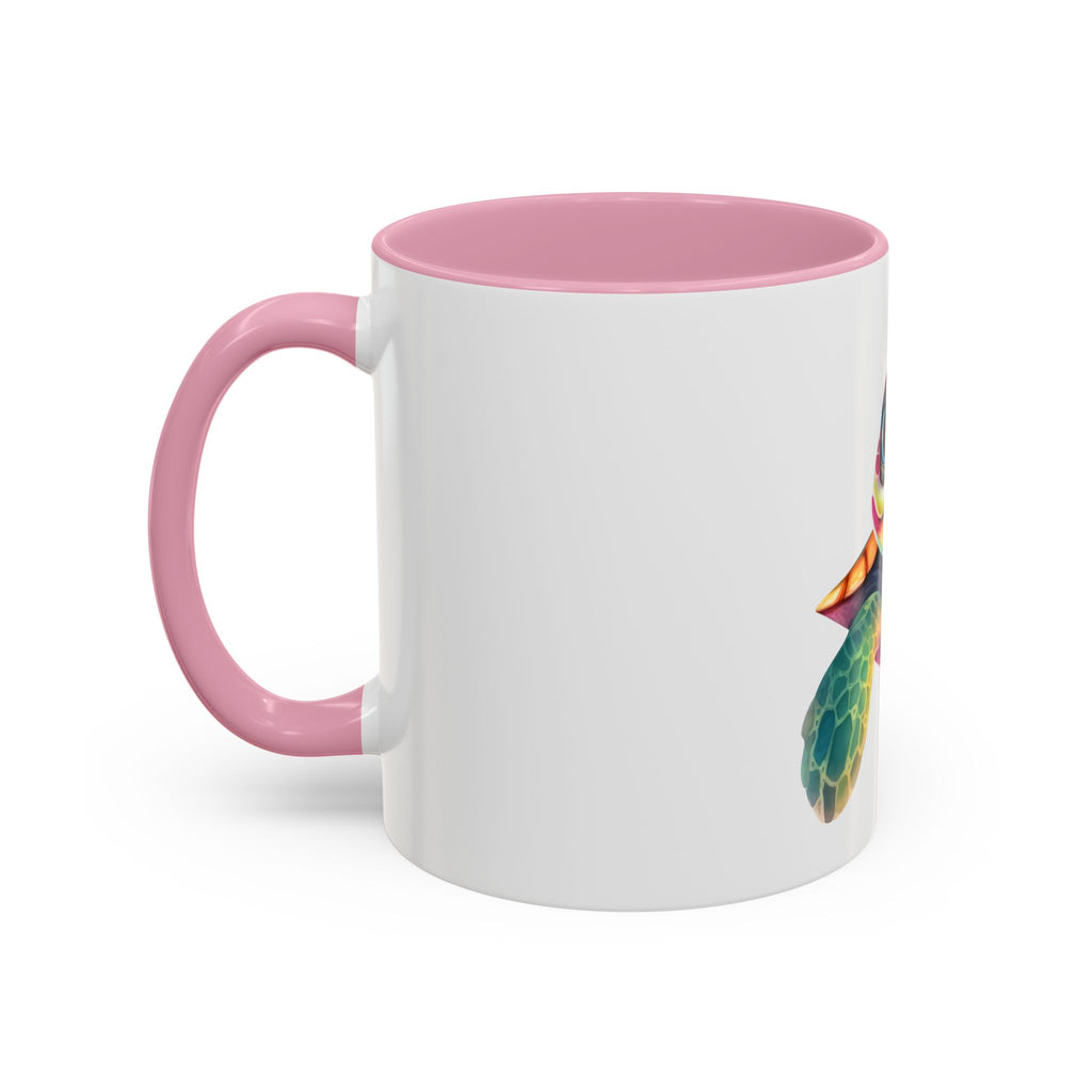 Colorful Sea Turtle Mug (11oz) – Cute Rainbow Marine Coffee Cup