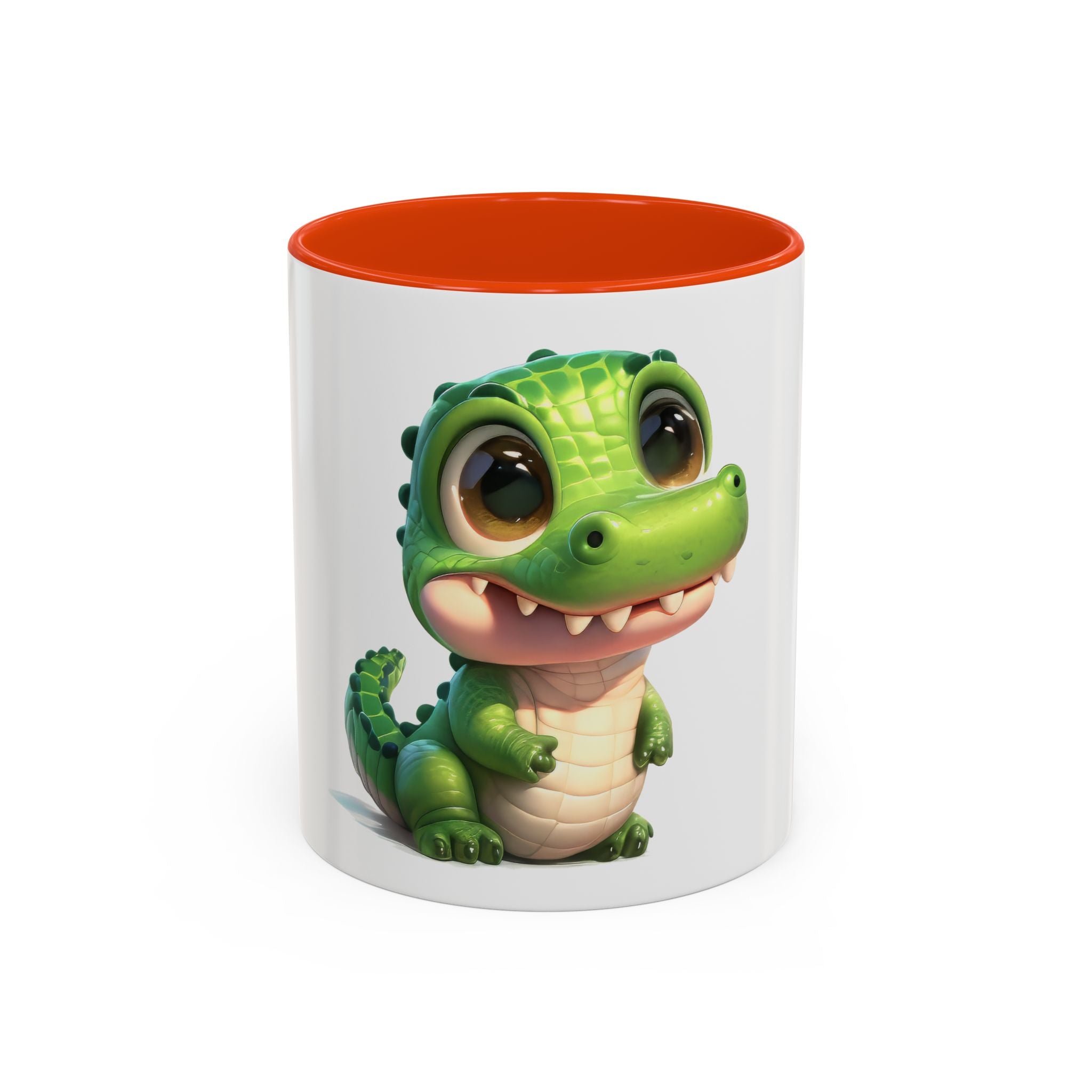 Cute Baby Alligator Coffee Mug — Adorable Cartoon Crocodile 11oz