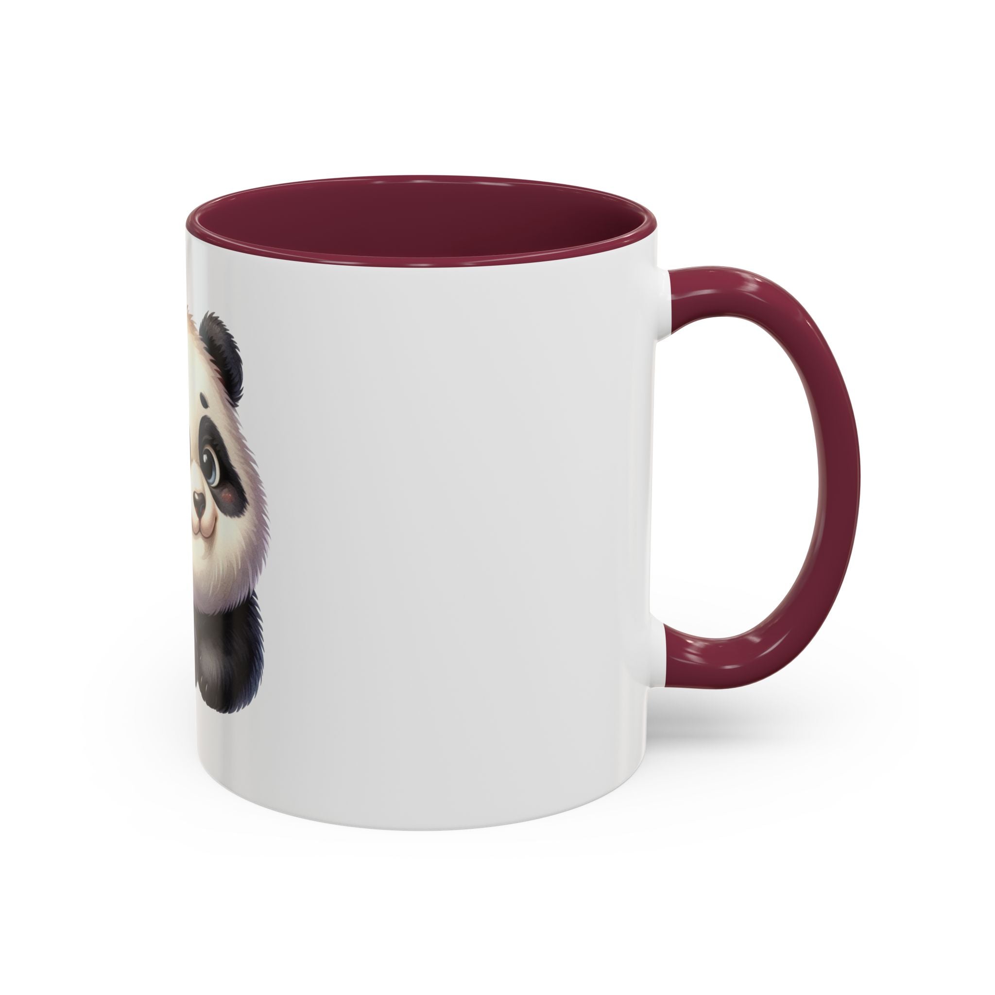 Cute Panda Coffee Mug (11oz) — Adorable Cartoon Panda Ceramic Cup