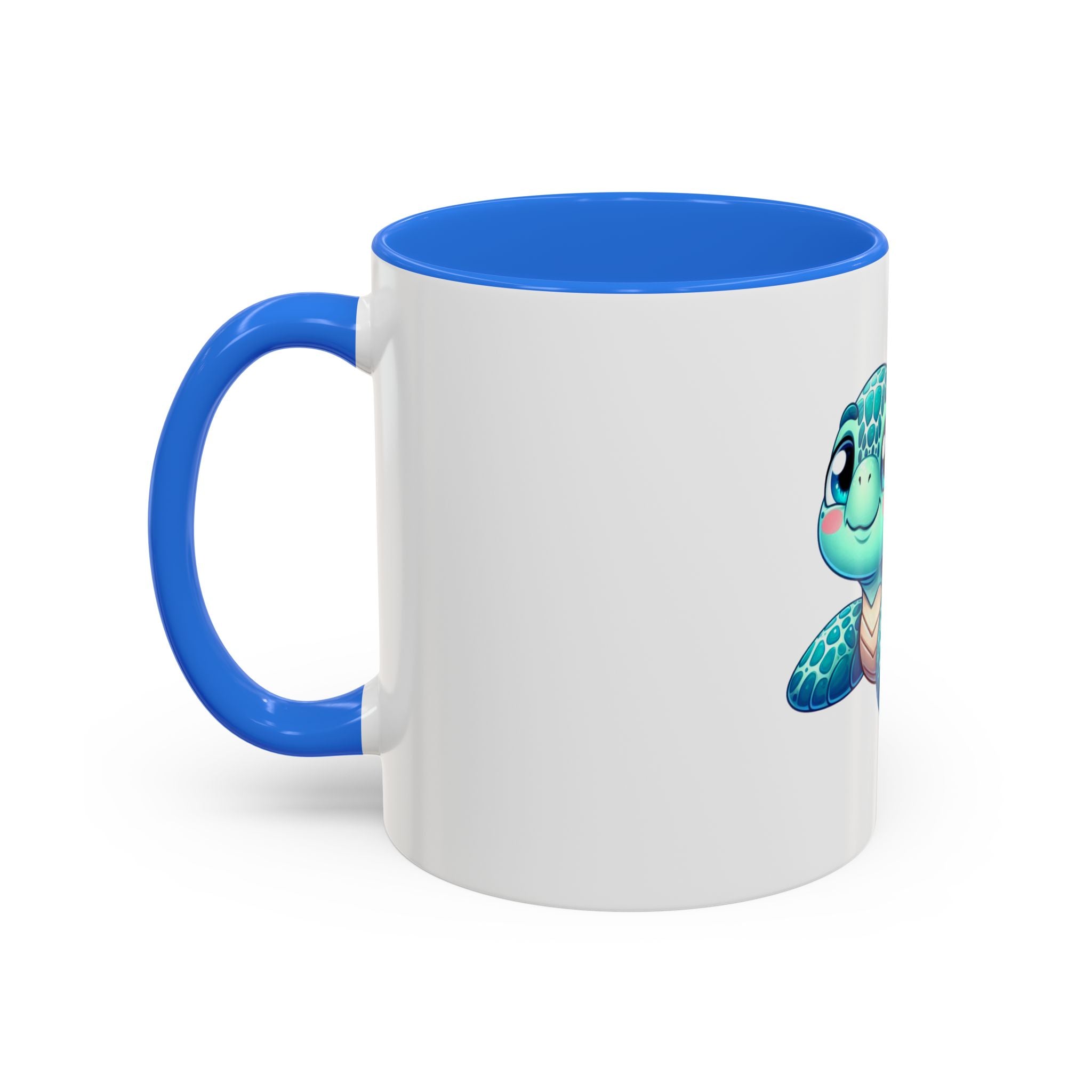 Cute Sea Turtle Coffee Mug (11oz) – Colorful Ocean Animal Ceramic Mug