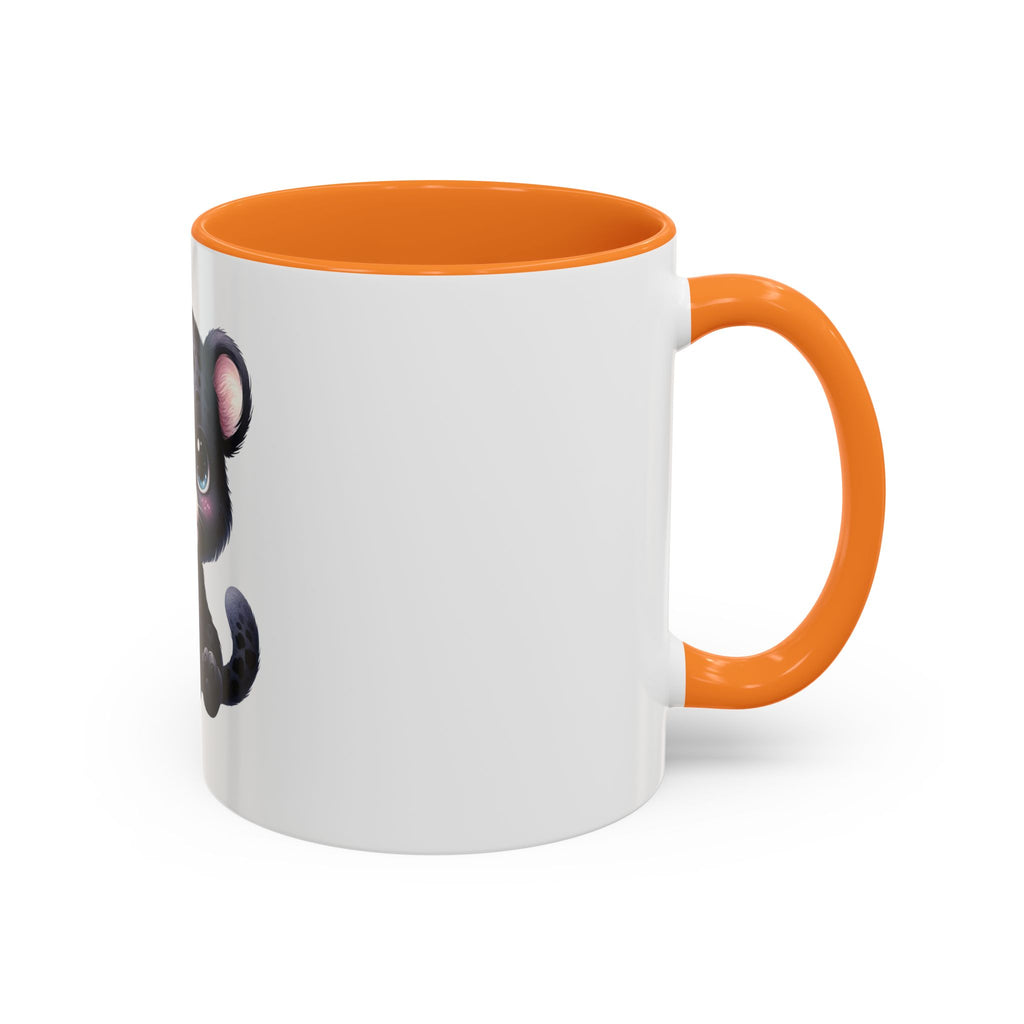 Cute Baby Black Panther Mug — Cute Leopard Cub Coffee Cup (11oz)