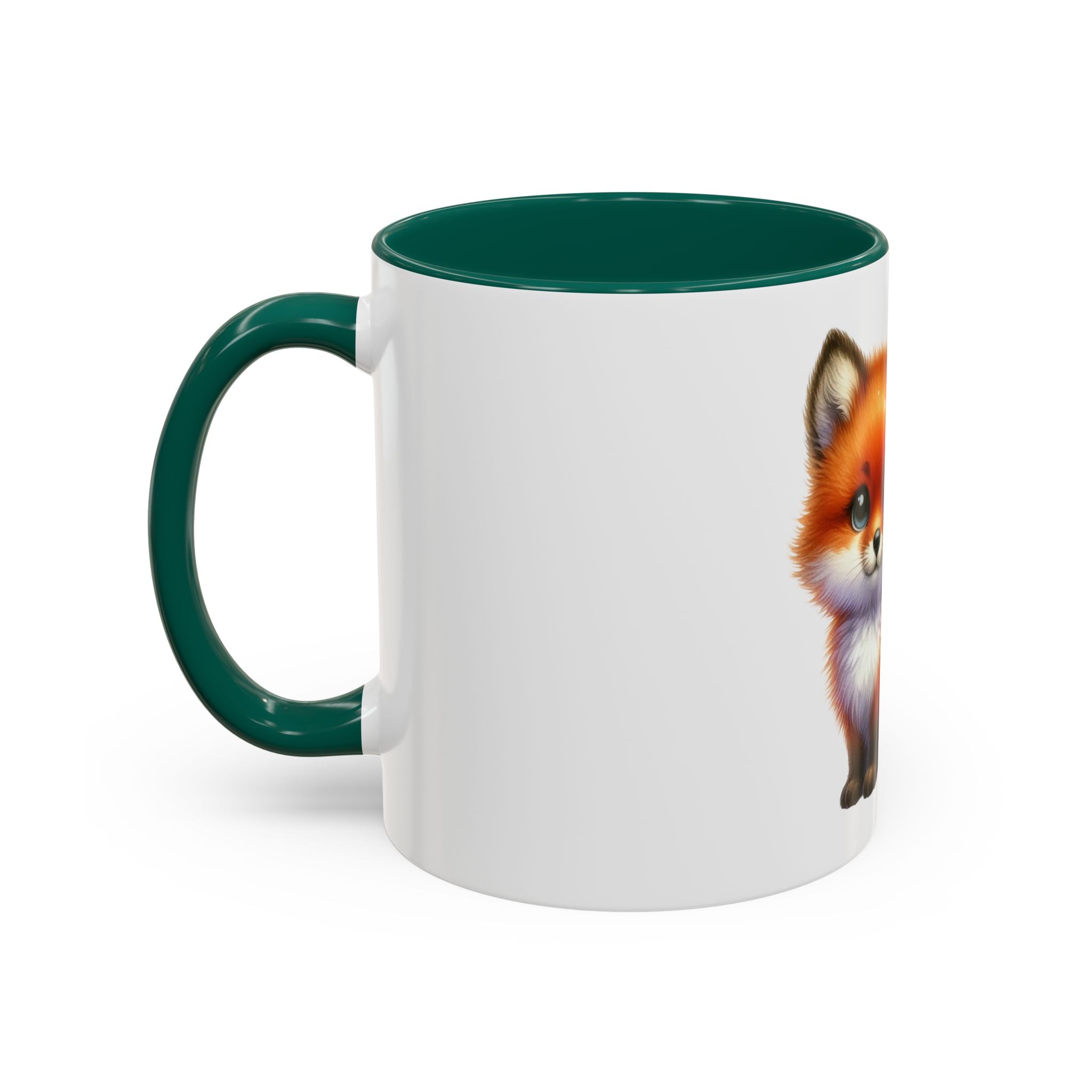 Cute Red Fox Coffee Mug — Adorable Animal Ceramic Mug (11oz)