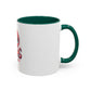 Cute Red Octopus Coffee Mug (11oz) - Kawaii Sea Creature Ceramic Cup