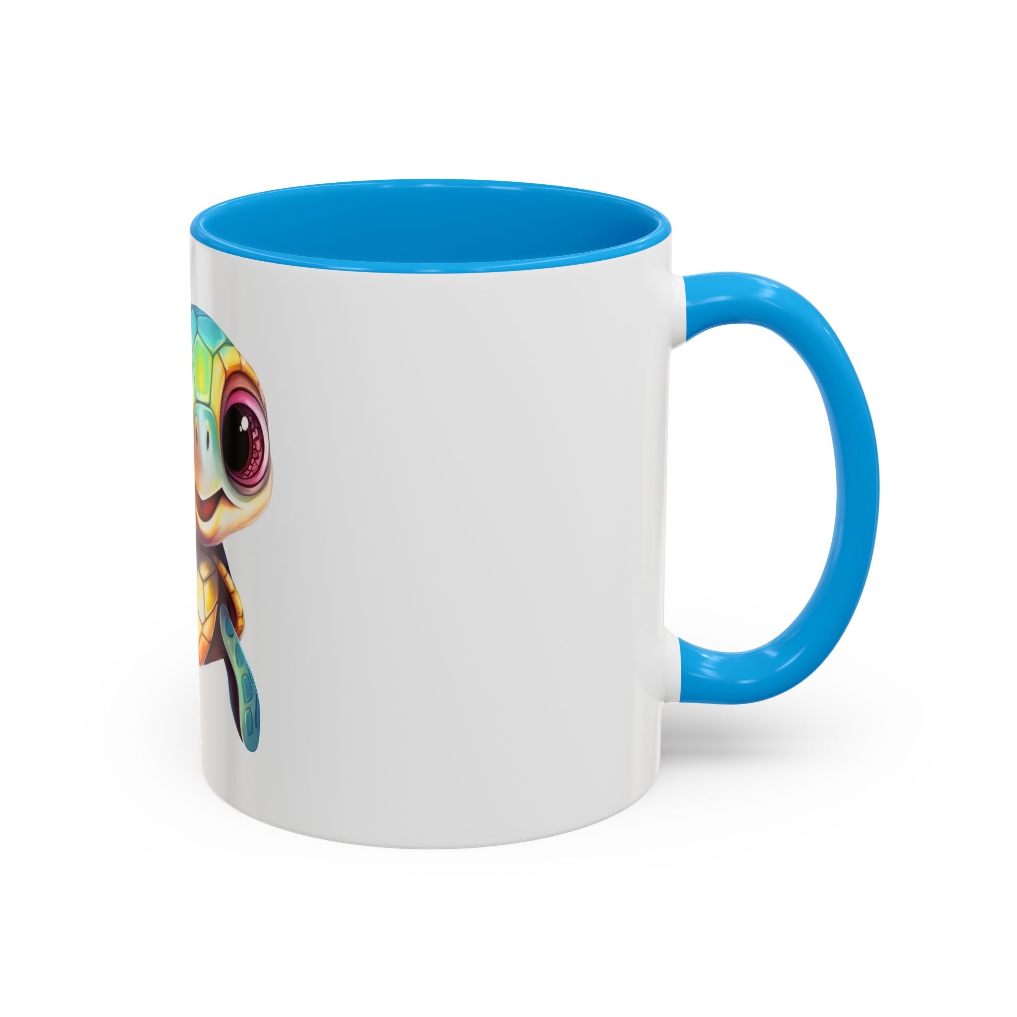 Cute Colorful Sea Turtle Coffee Mug (11oz)