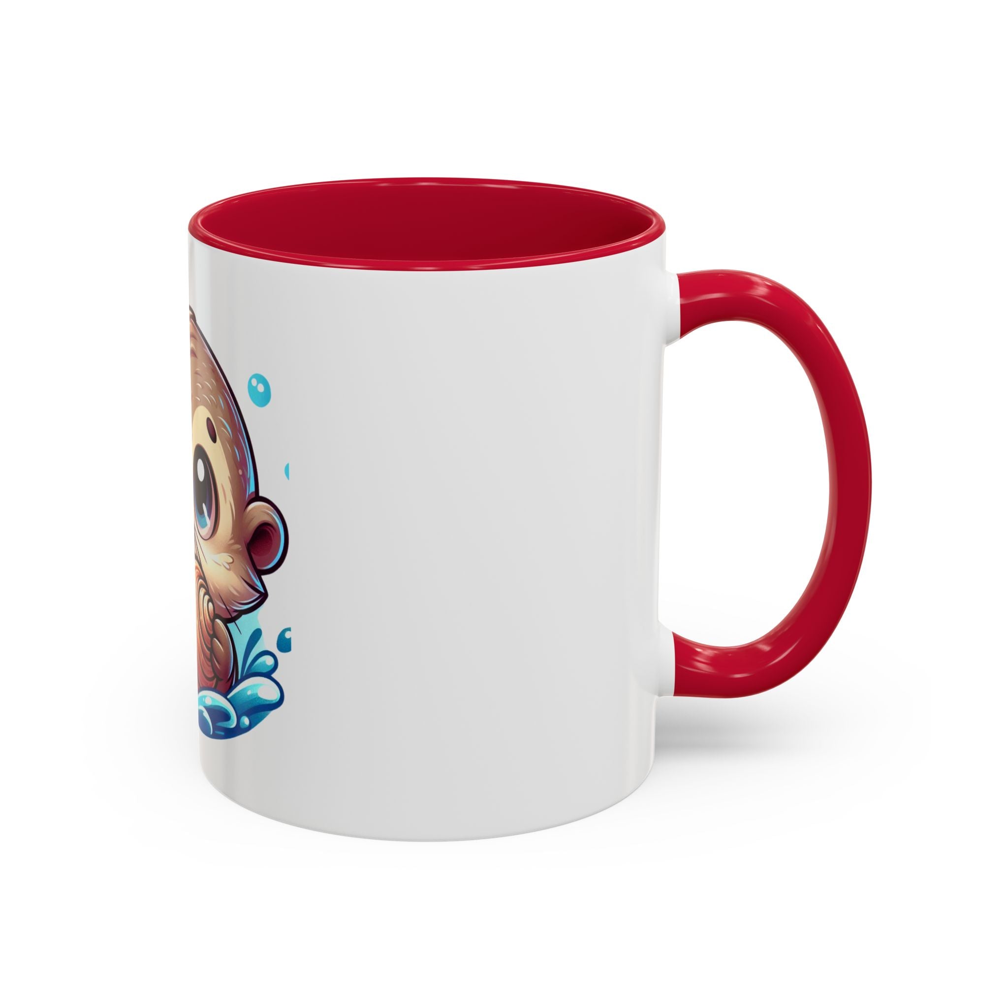 Cute Otter Mug (11oz) — Adorable Cartoon Sea Otter Coffee Cup