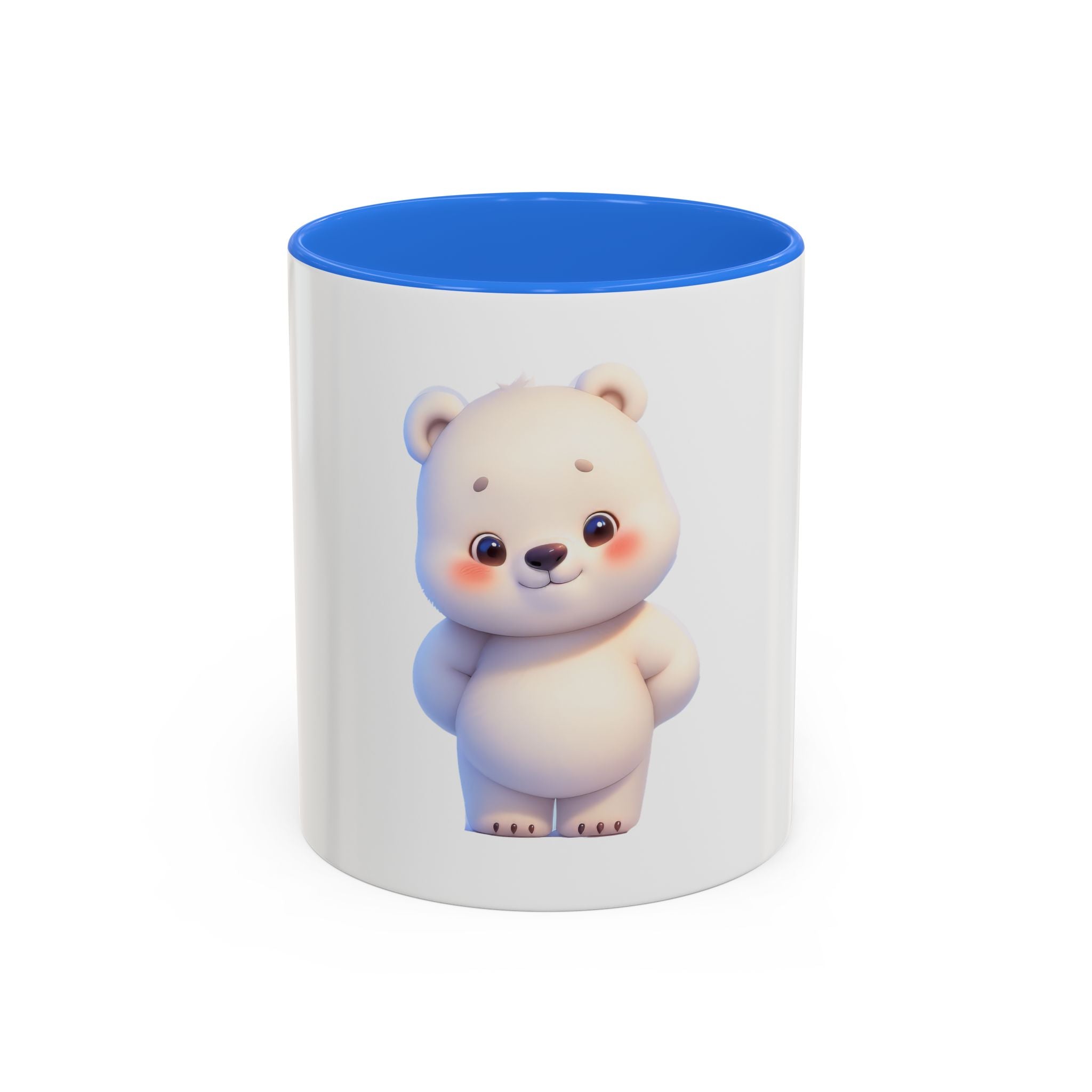 Cute White Bear Coffee Mug — Kawaii Polar Bear 11oz