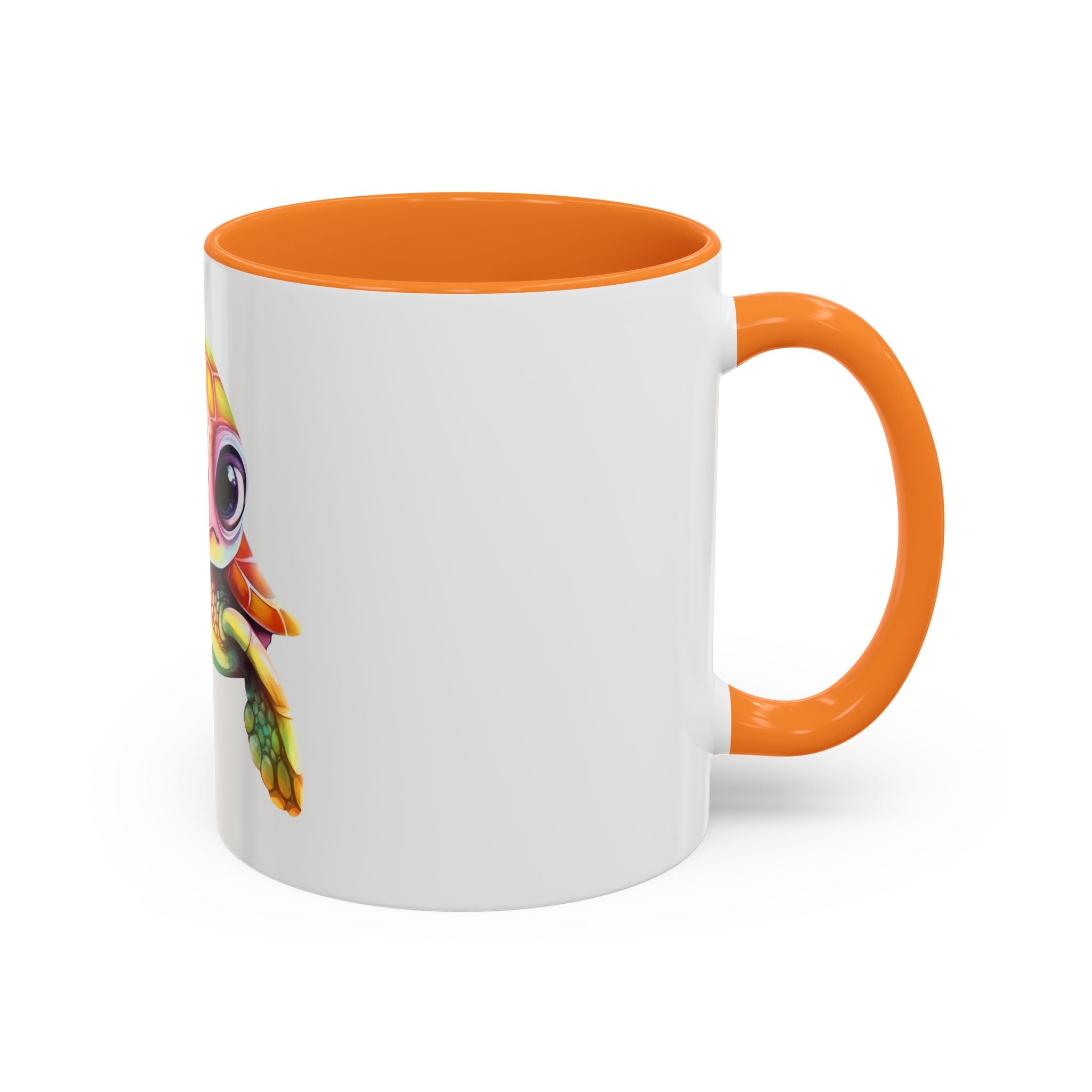 Cute Colorful Sea Turtle Mug — 11oz Ceramic Coffee Cup