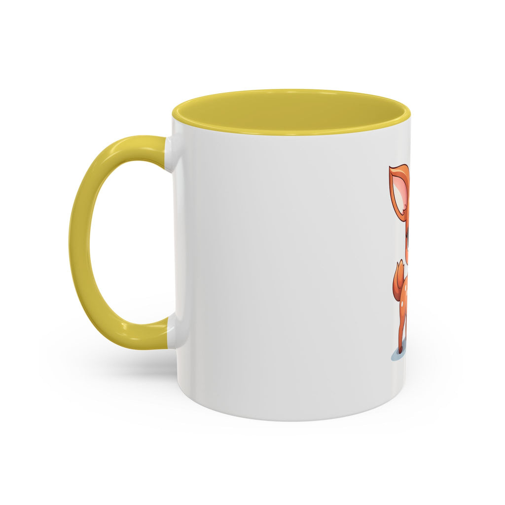 Cute Fawn Coffee Mug (11oz) – Adorable Deer Cartoon Ceramic Mug