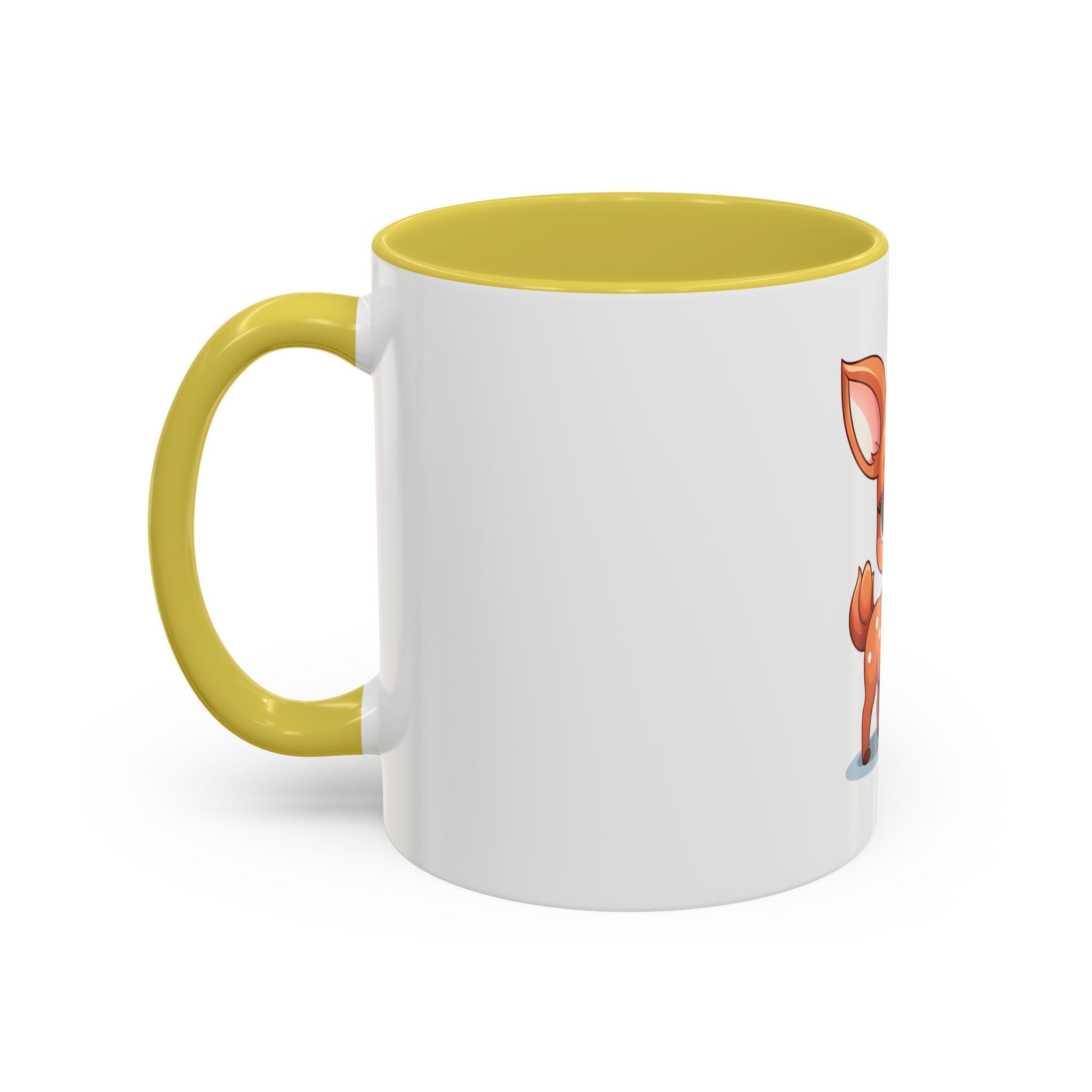 Cute Fawn Coffee Mug (11oz) – Adorable Deer Cartoon Ceramic Mug