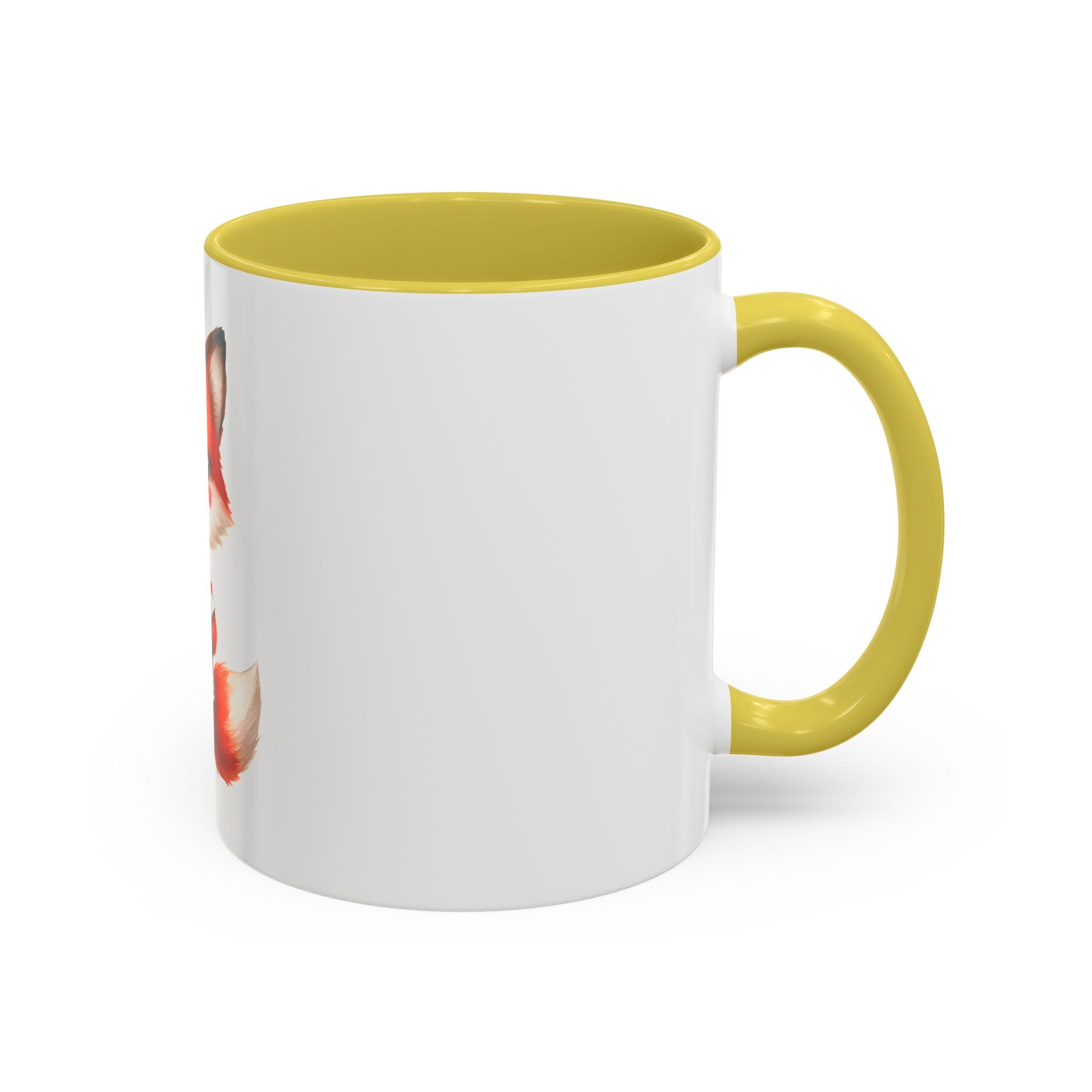 Cute Fox Heart Mug – Adorable Red Fox Holding Heart Coffee Cup (11oz)