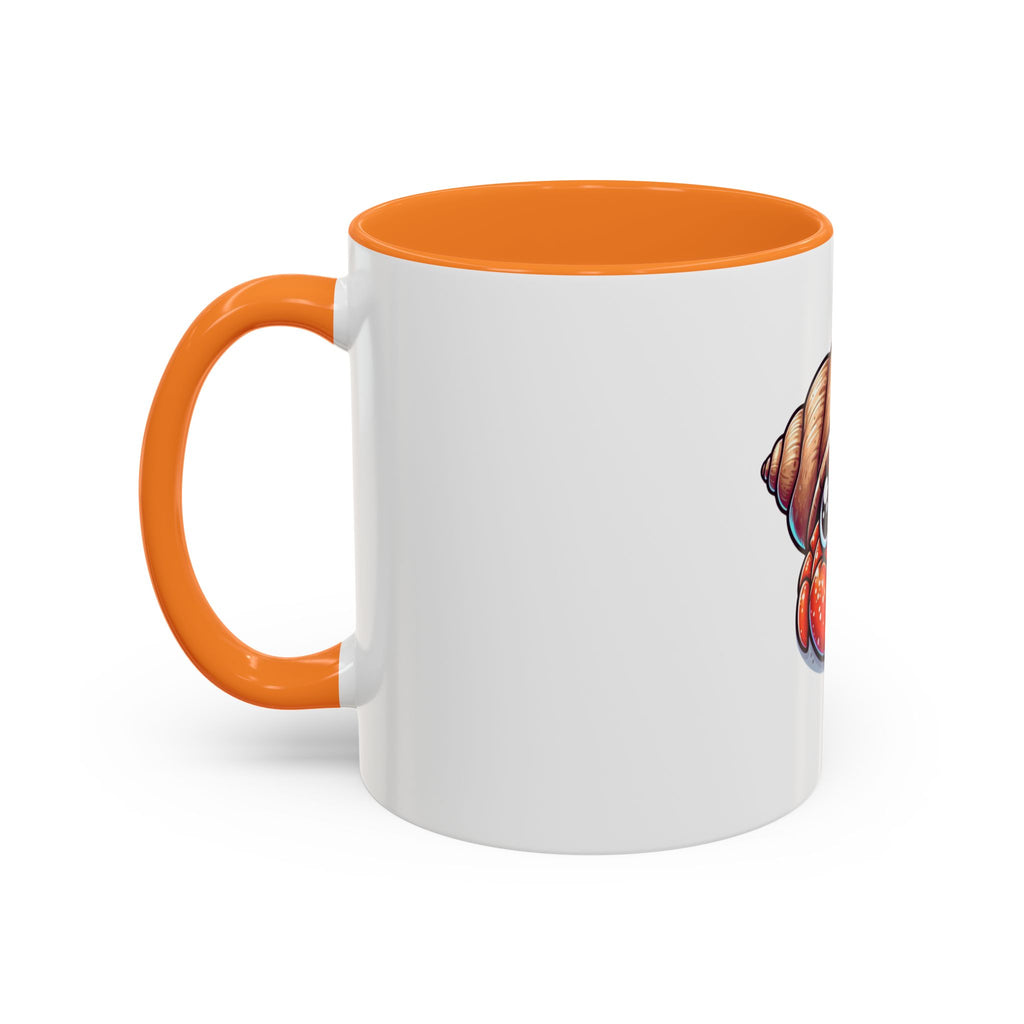 Cute Hermit Crab Mug — Colorful 11oz Ceramic Coffee Cup
