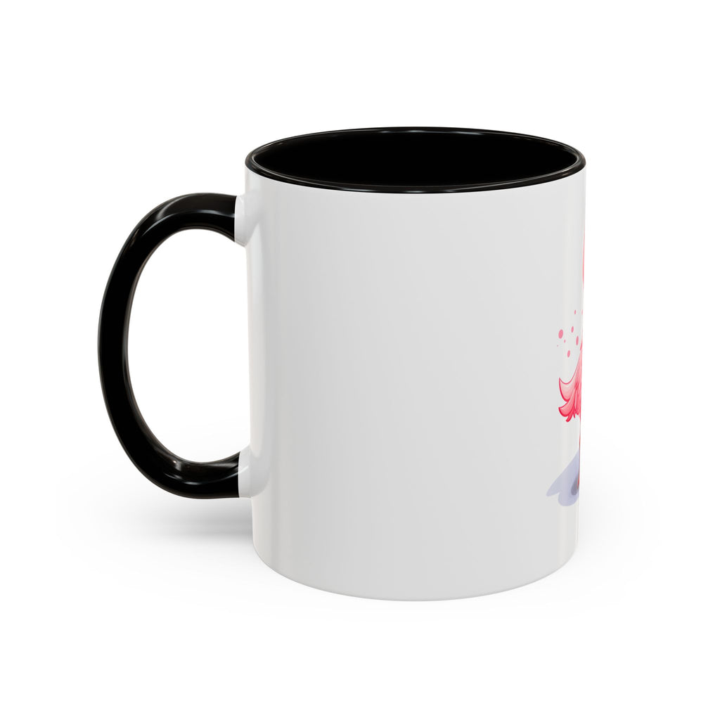 Cute Pink Flamingo Coffee Mug — Color Accent 11oz