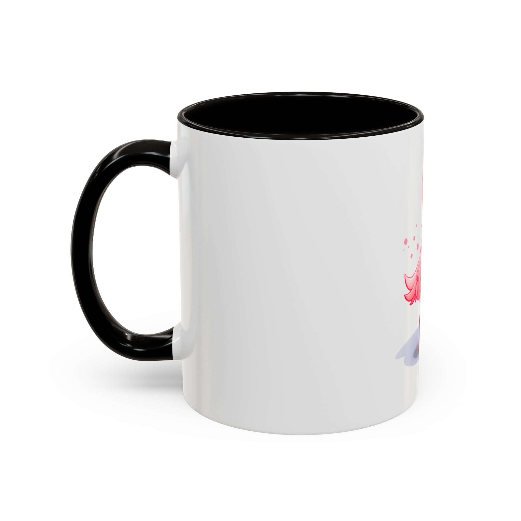 Cute Pink Flamingo Coffee Mug — Color Accent 11oz