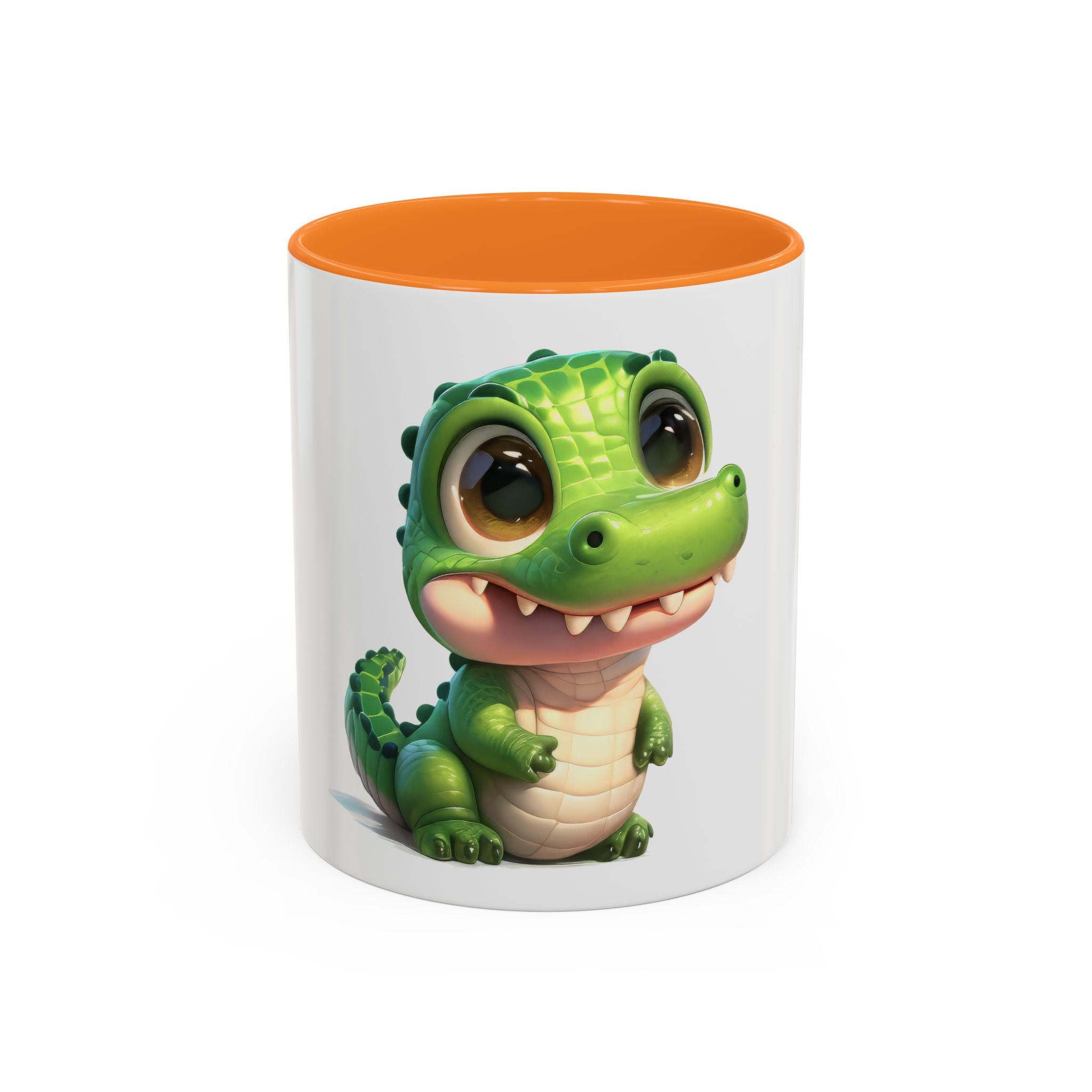 Cute Baby Alligator Coffee Mug — Adorable Cartoon Crocodile 11oz