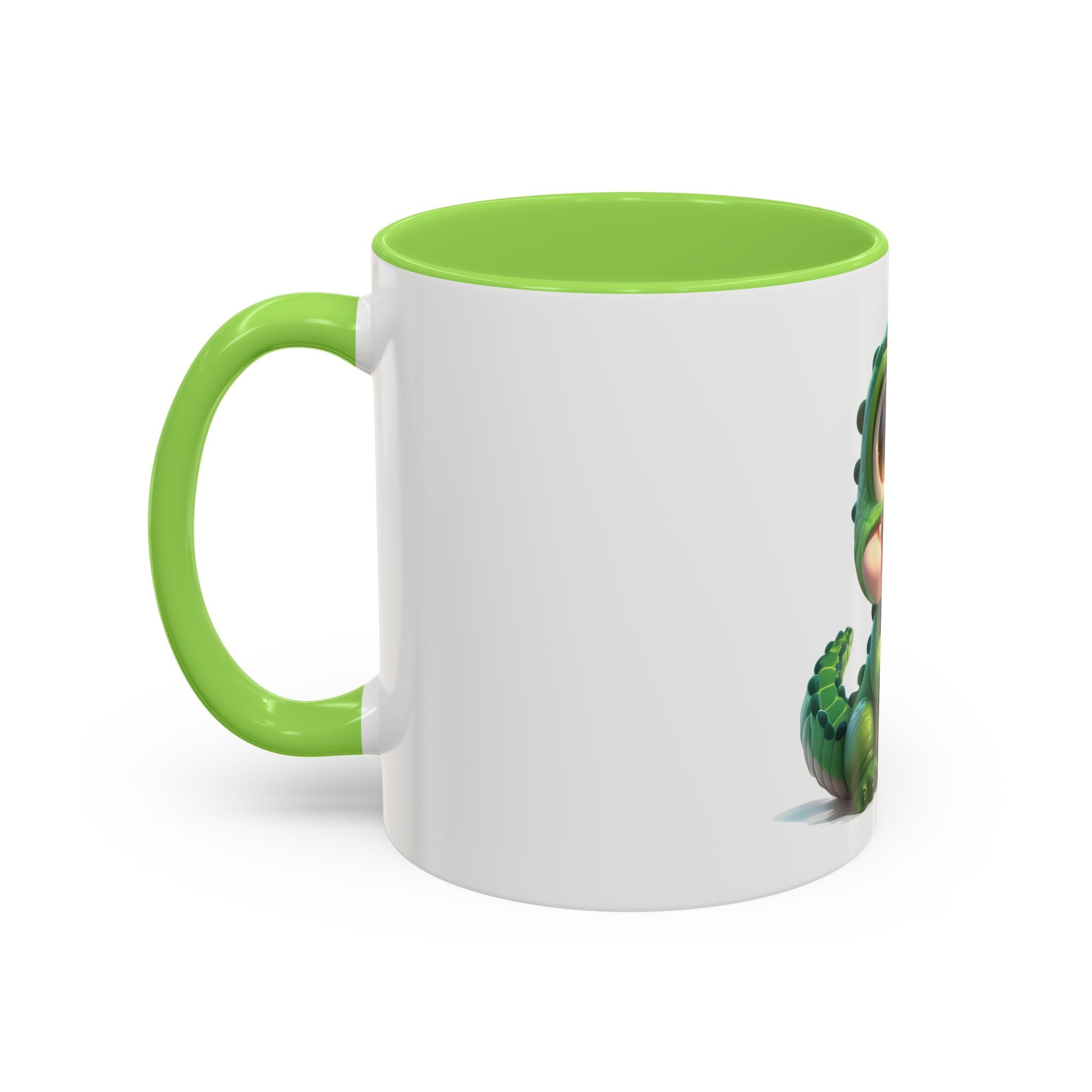 Cute Baby Alligator Coffee Mug — Adorable Cartoon Crocodile 11oz
