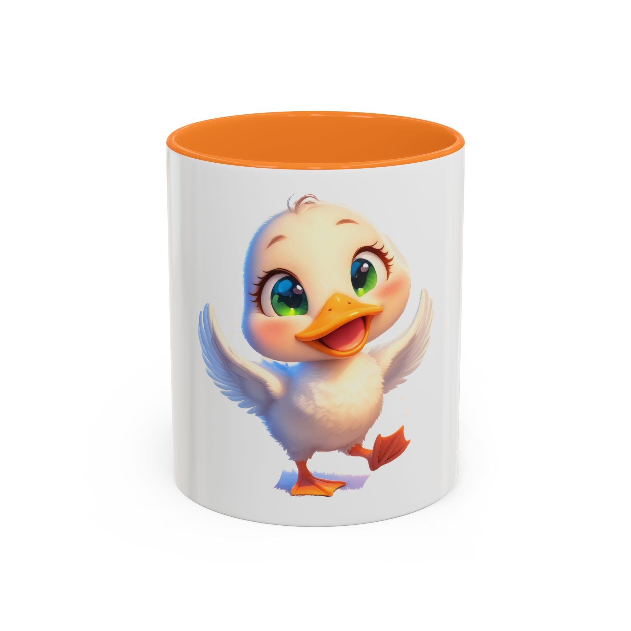 Cute Duckling Coffee Mug — Adorable Cartoon Baby Duck 11oz
