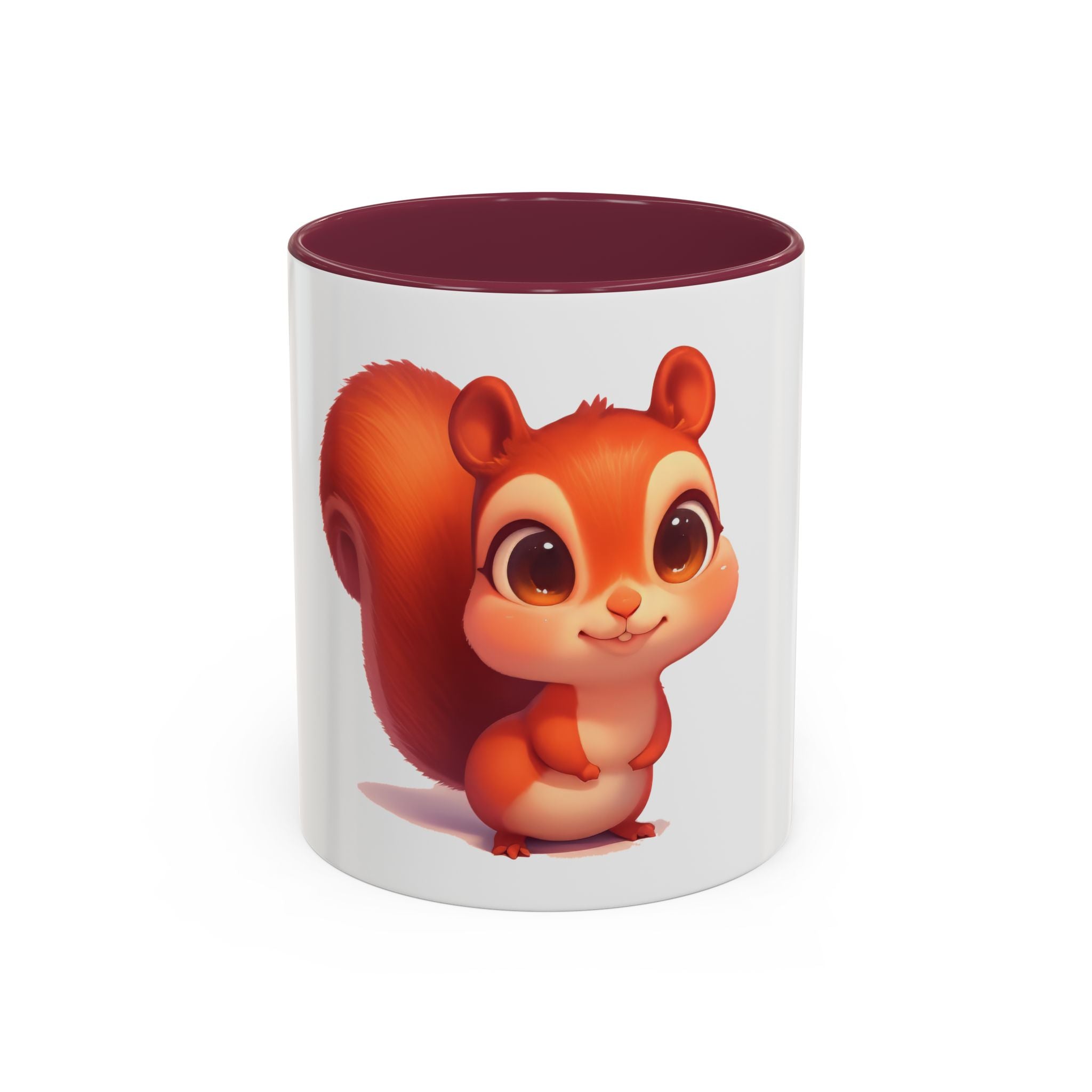 Cute Cartoon Squirrel Coffee Mug (11oz) – Colorful Animal Gift