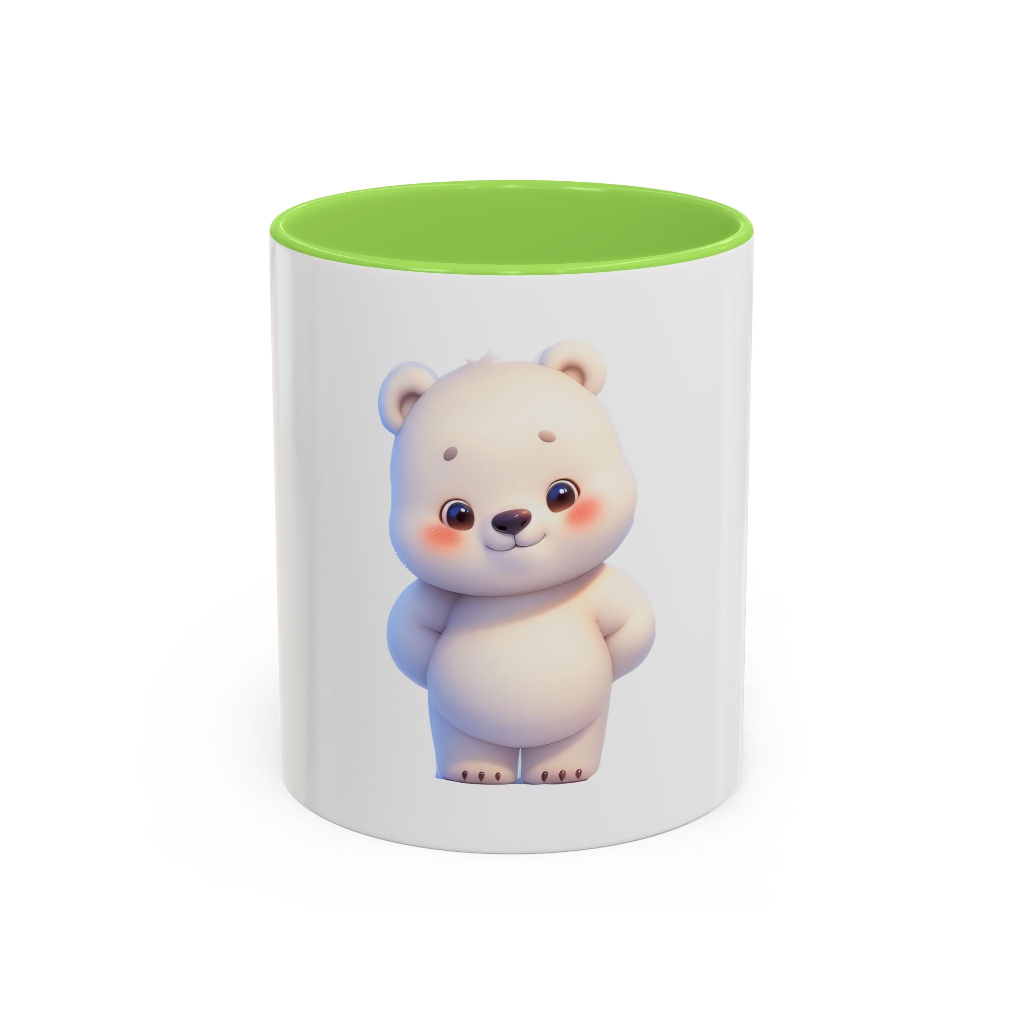 Cute White Bear Coffee Mug — Kawaii Polar Bear 11oz