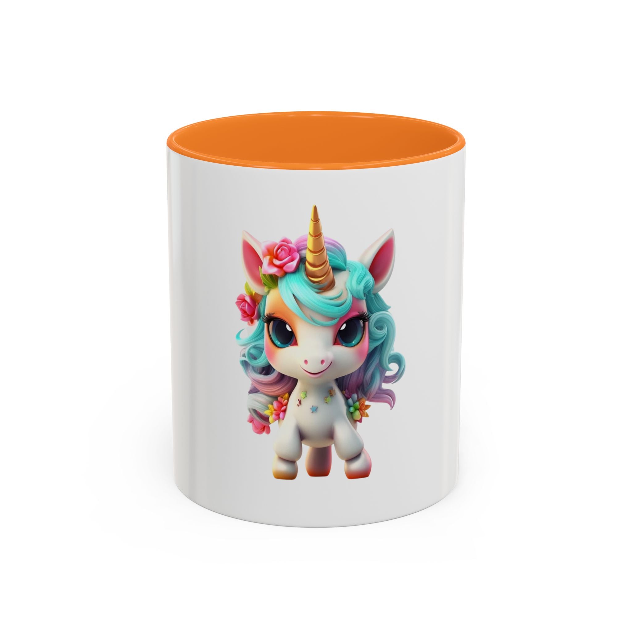 Cute Floral Unicorn Coffee Mug — Colorful 11oz Gift
