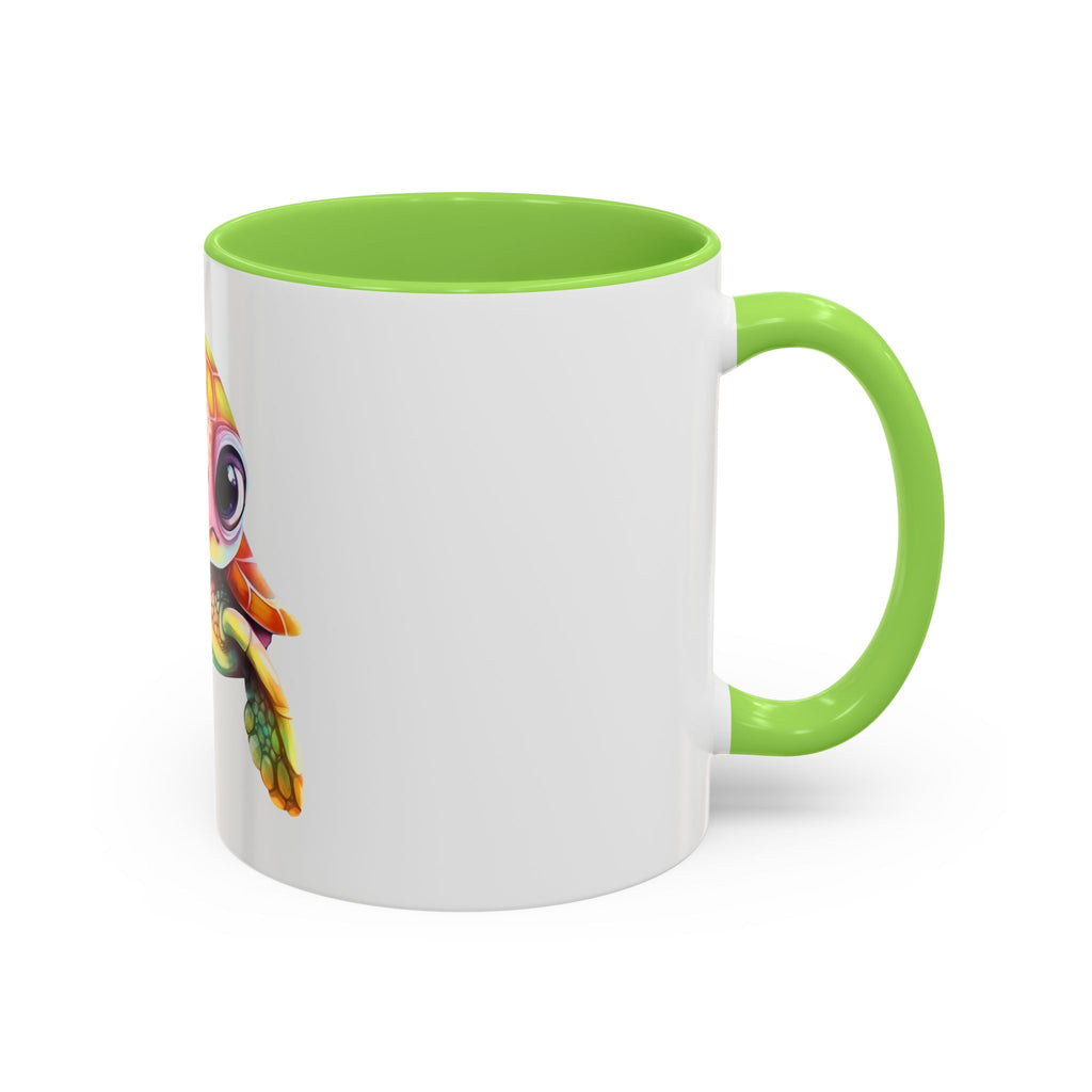 Cute Colorful Sea Turtle Mug — 11oz Ceramic Coffee Cup