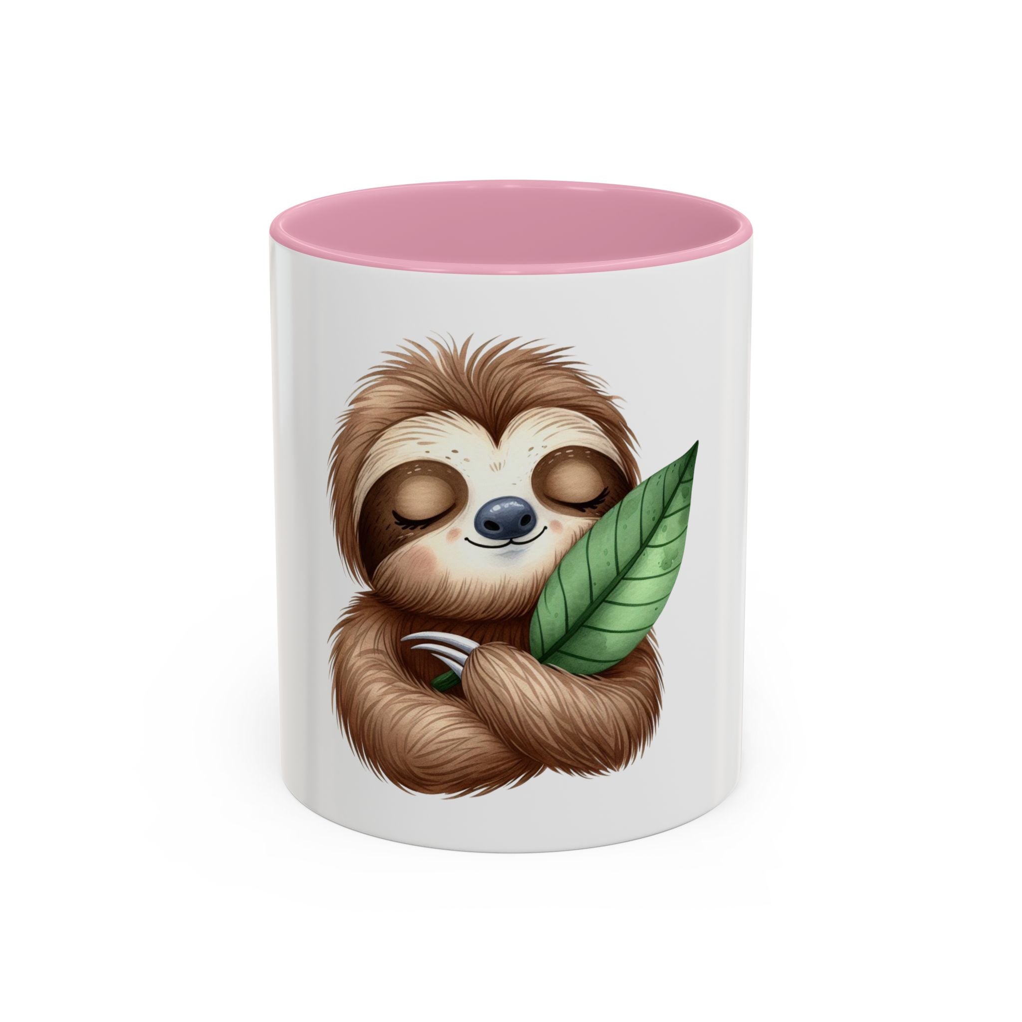 Cute Sloth Hug Coffee Mug (11oz) - Adorable Relaxing Animal Gift