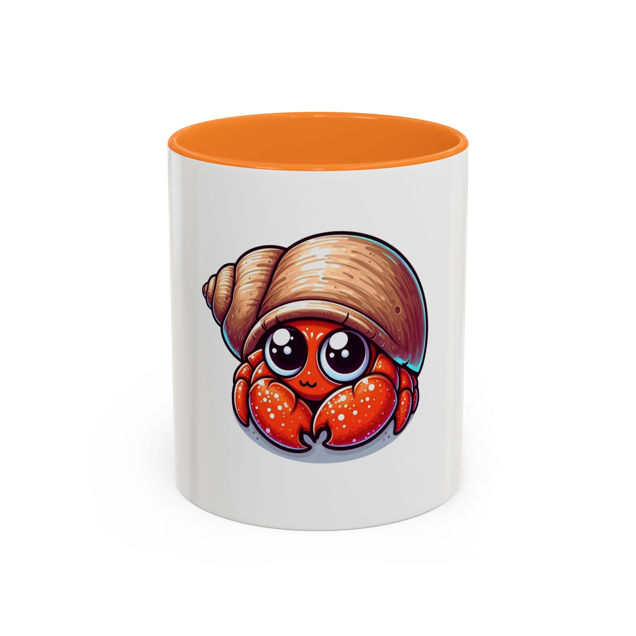 Cute Hermit Crab Mug — Colorful 11oz Ceramic Coffee Cup